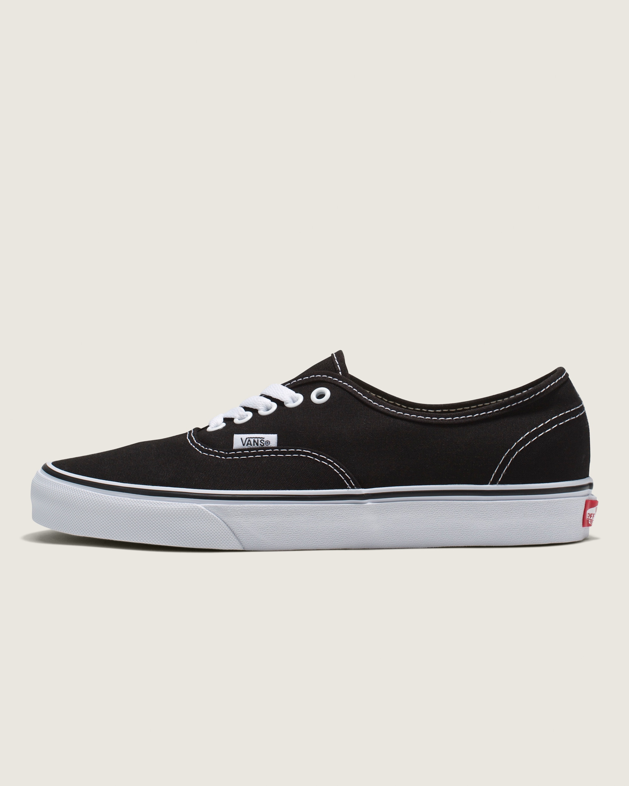 Authentic Wide Shoe in Black / White | Vans