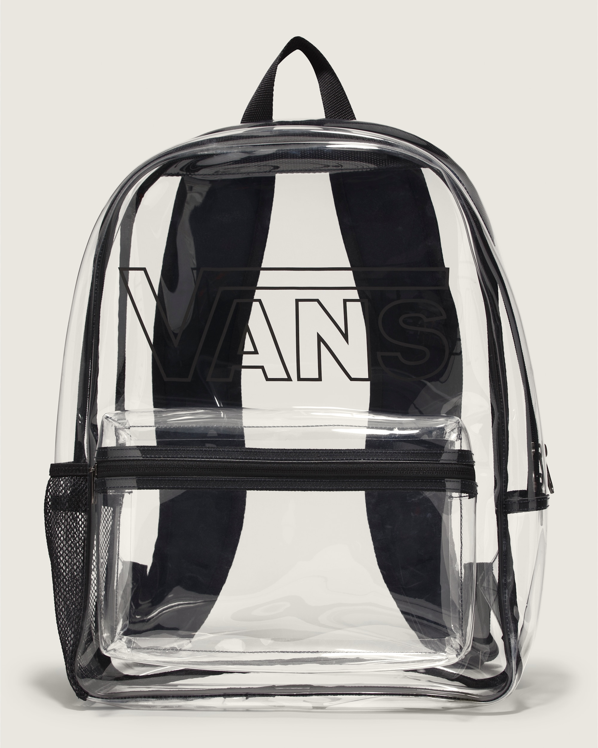 Old Skool Clear Backpack VANS Clear  Black HERO