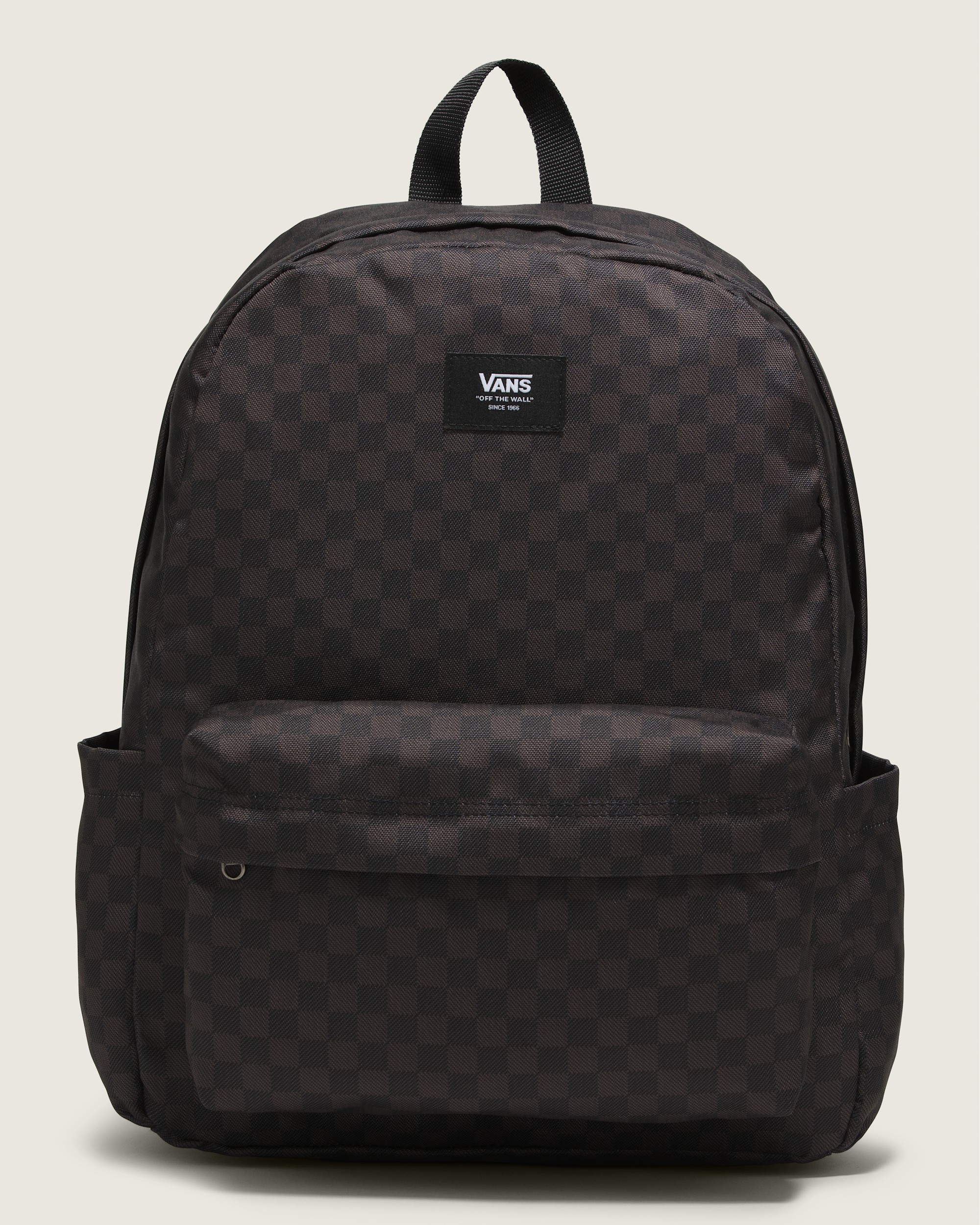 Old Skool Checkerboard Backpack VANS Checkerboard Black  Charcoal Grey HERO