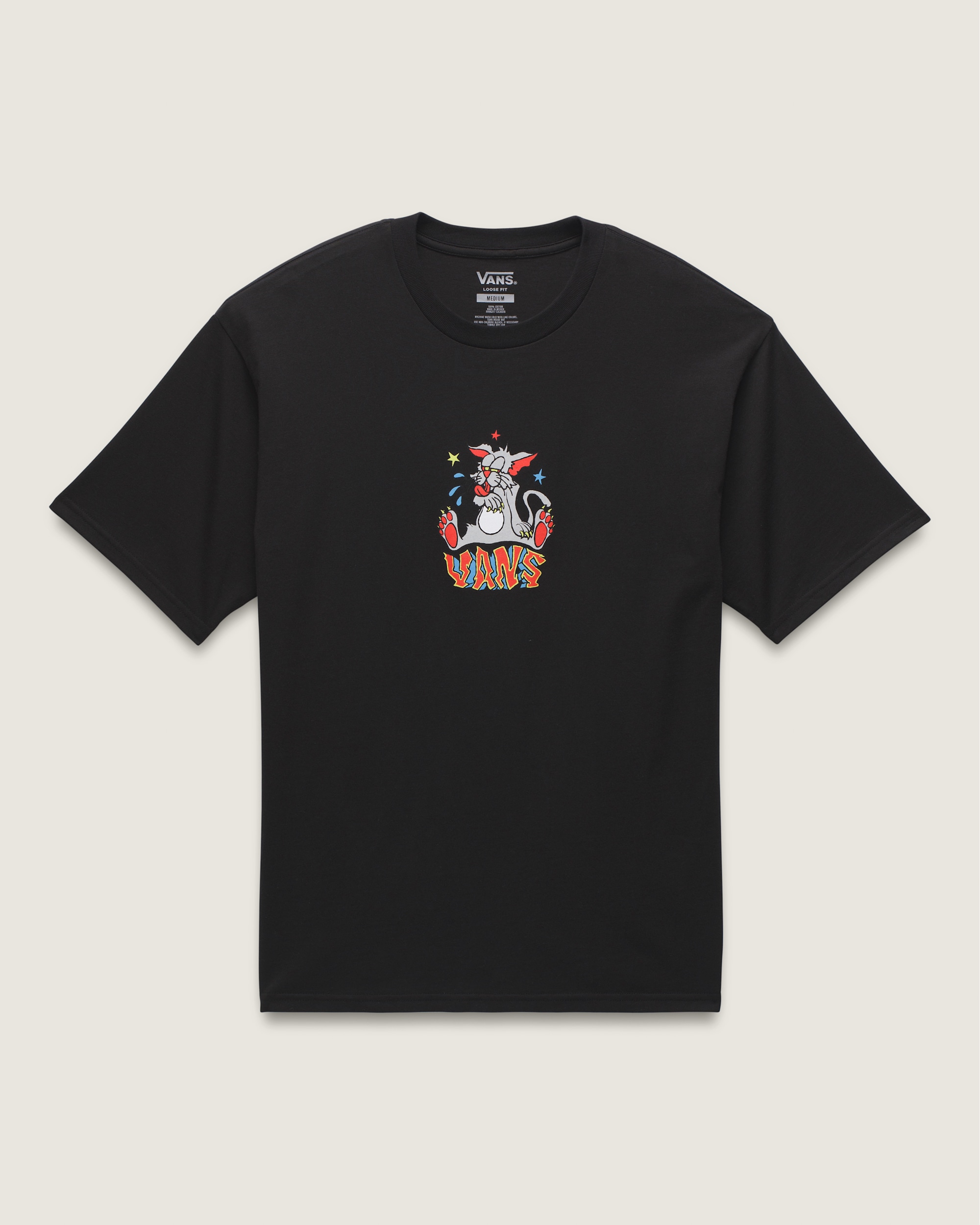 Frizz TShirt VANS Black FLATLAY