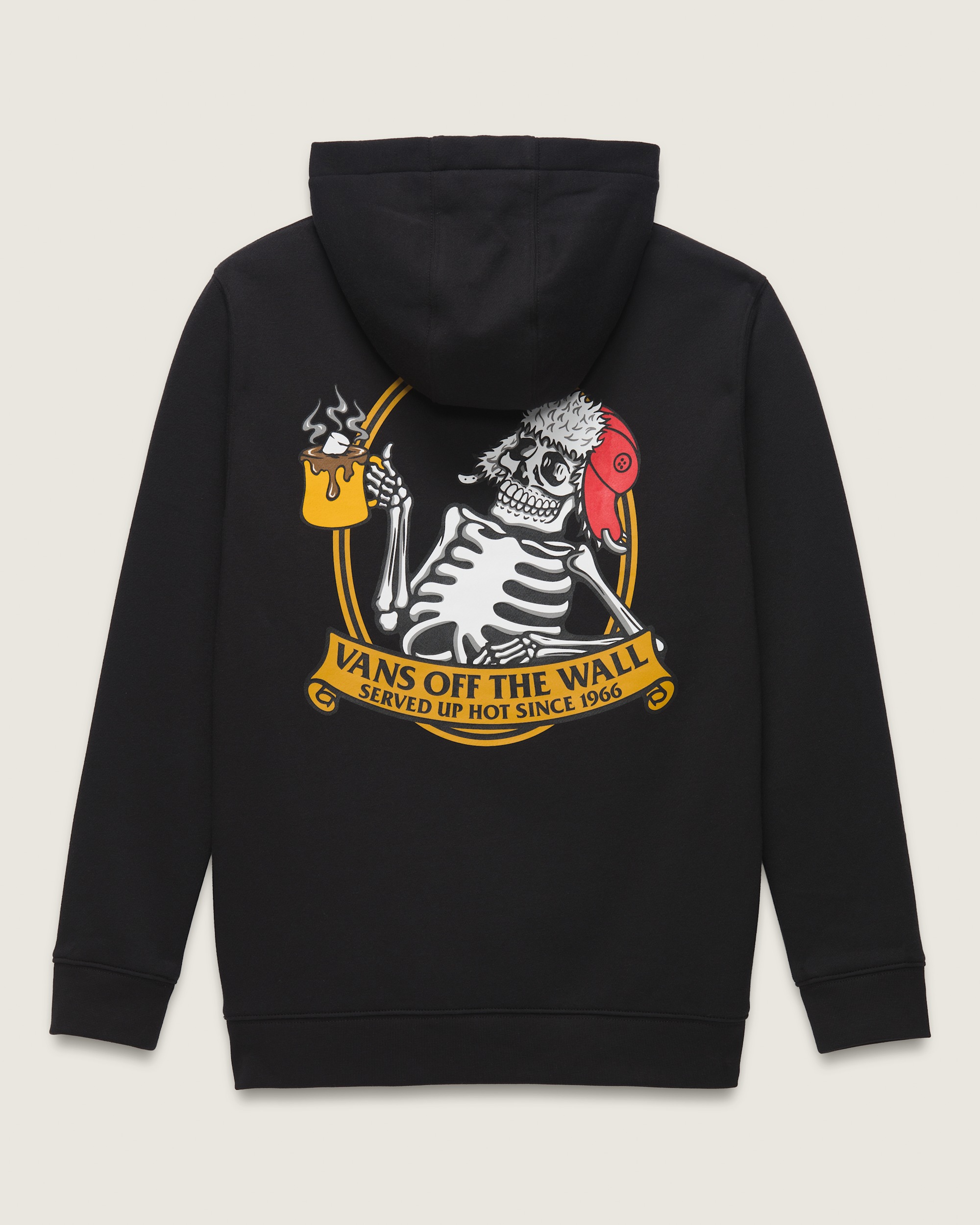 Kids Hot Mug Pullover Hoodie VANS Black FLATLAY