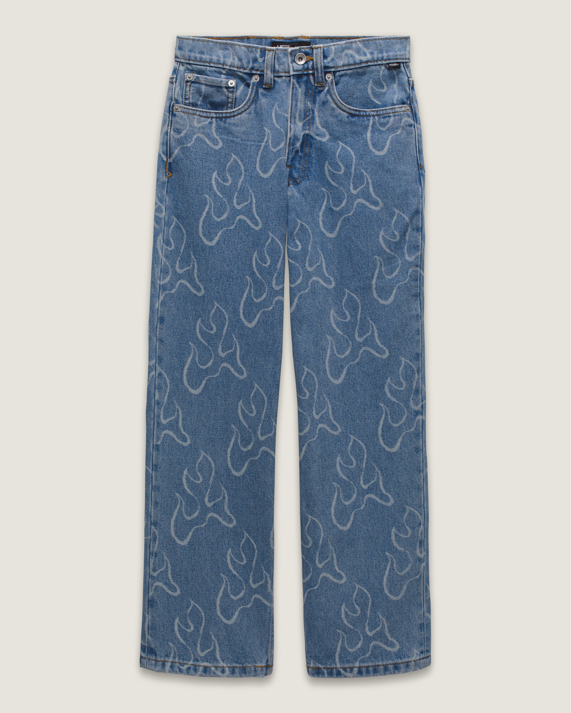 Kids Check5 Blaze Loose Pants VANS Stonewash Blue FLATLAY