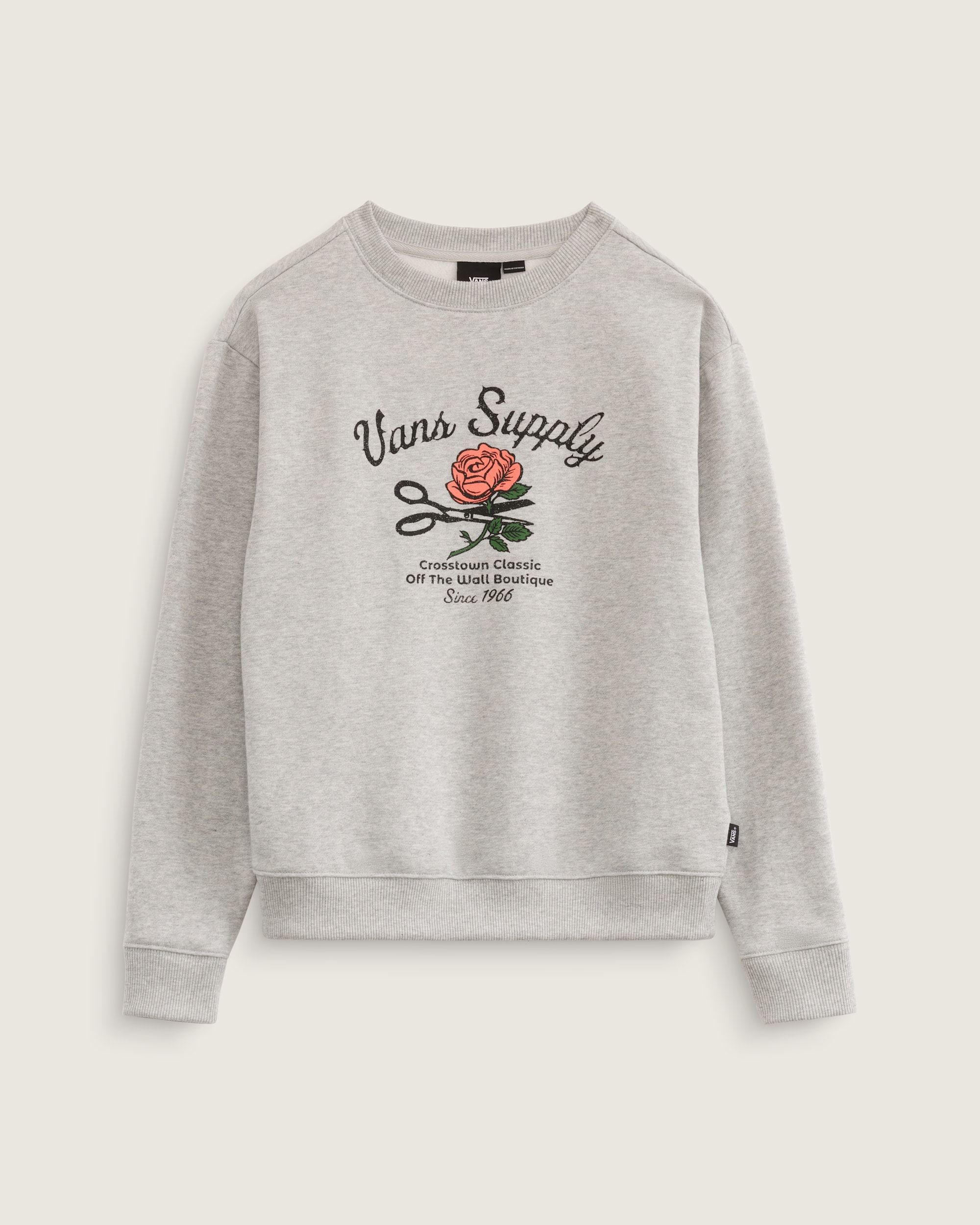 Kids Supply Boutique Crew Sweatshirt VANS Heather Grey HERO