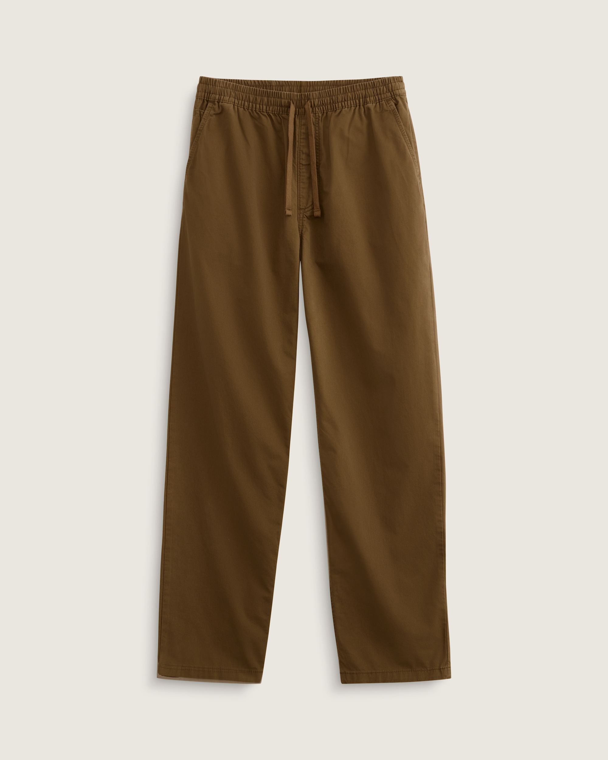 Range Baggy Tapered Elastic Pants VANS Canteen Brown FLATLAY