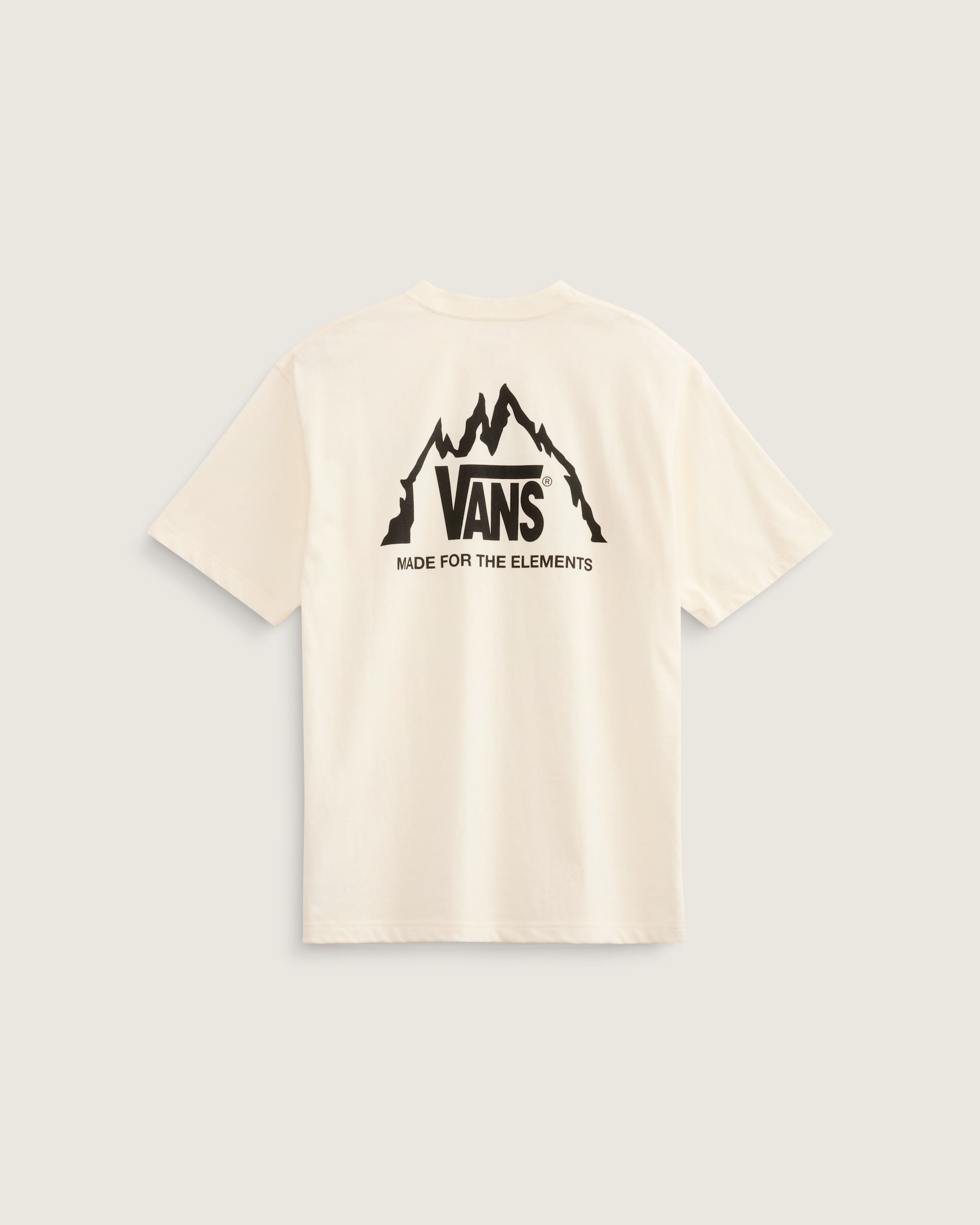Crestline TShirt VANS Cream White FLATLAY