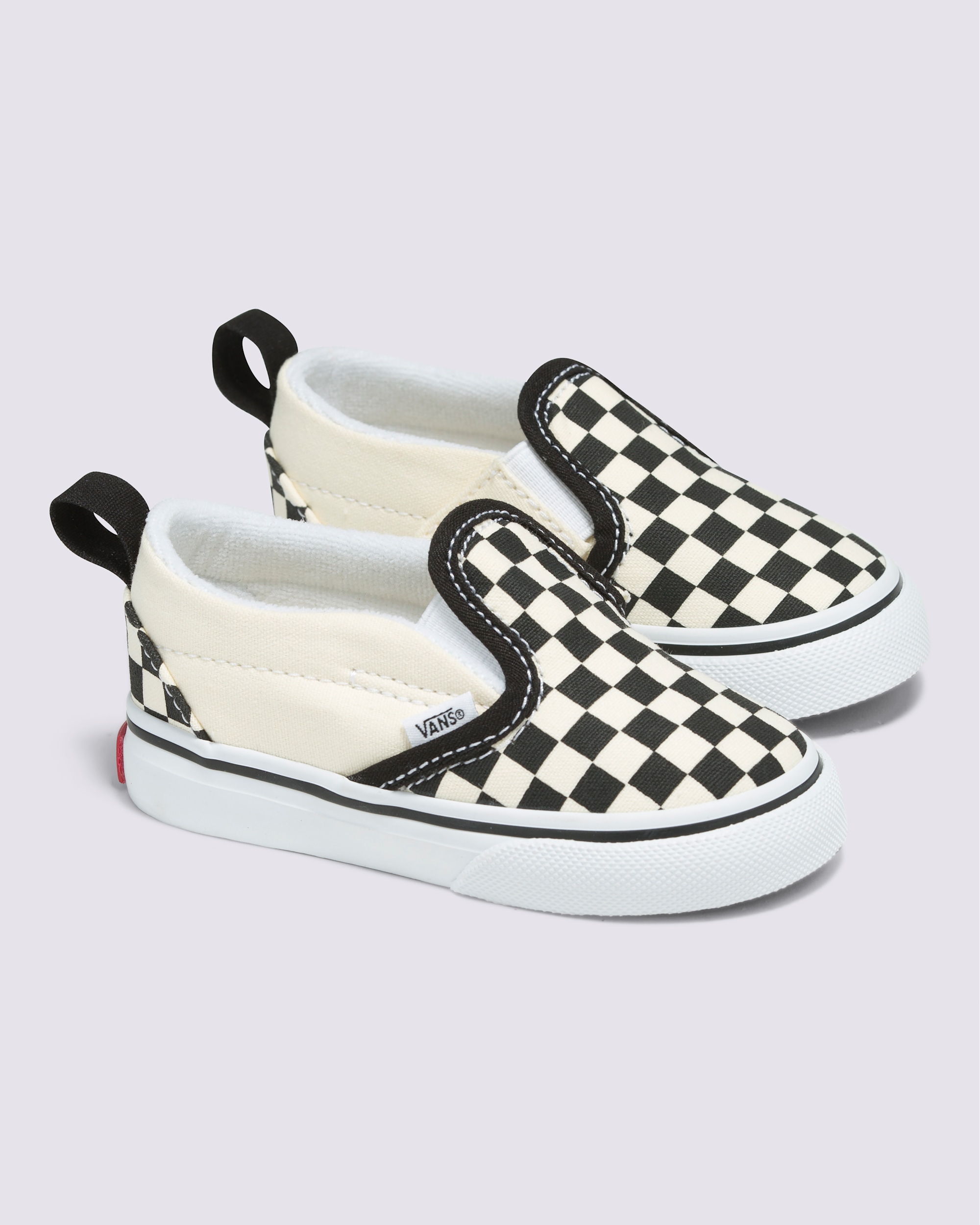 Toddler Classic SlipOn V Checkerboard Shoe VANS Checkerboard Black  White ALT3