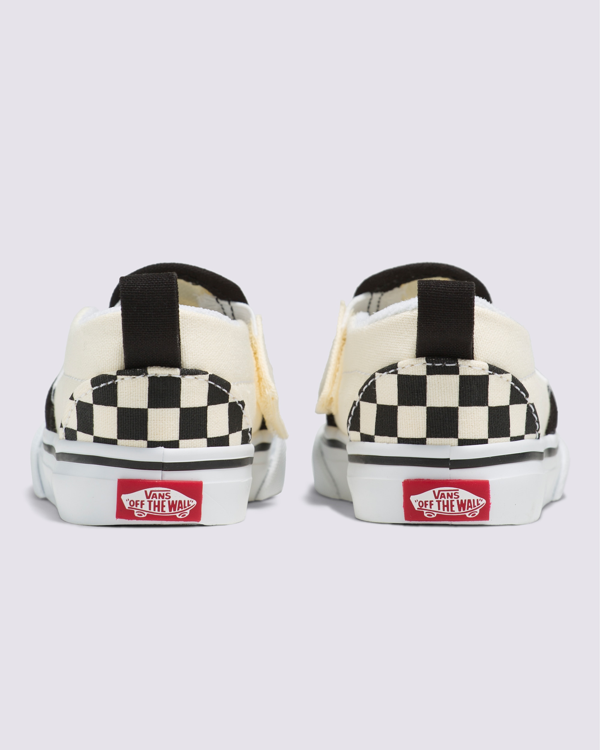 Toddler Classic SlipOn V Checkerboard Shoe VANS Checkerboard Black  White ALT5
