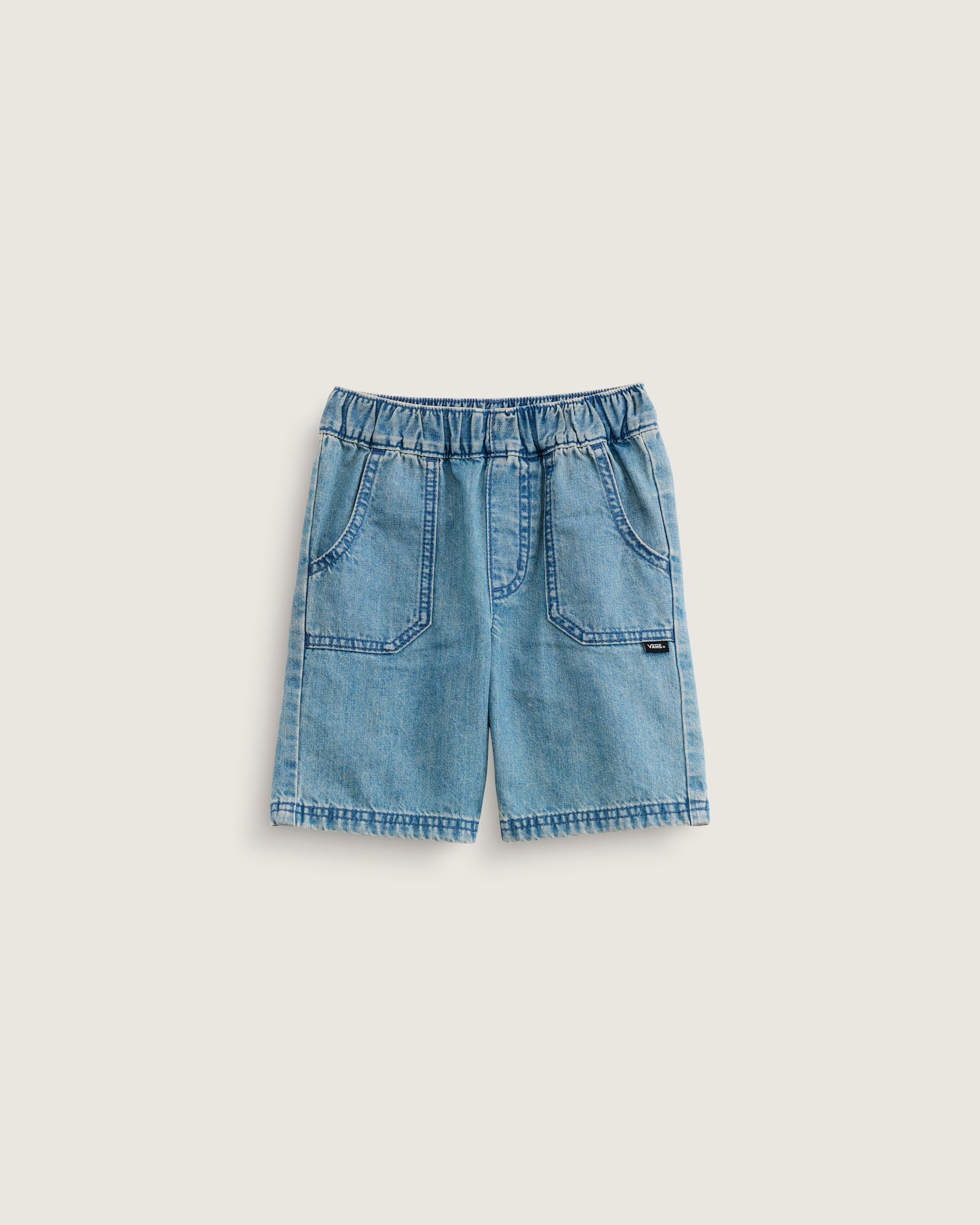 Little Kids Blair Denim Shorts VANS Stonewash Blue HERO