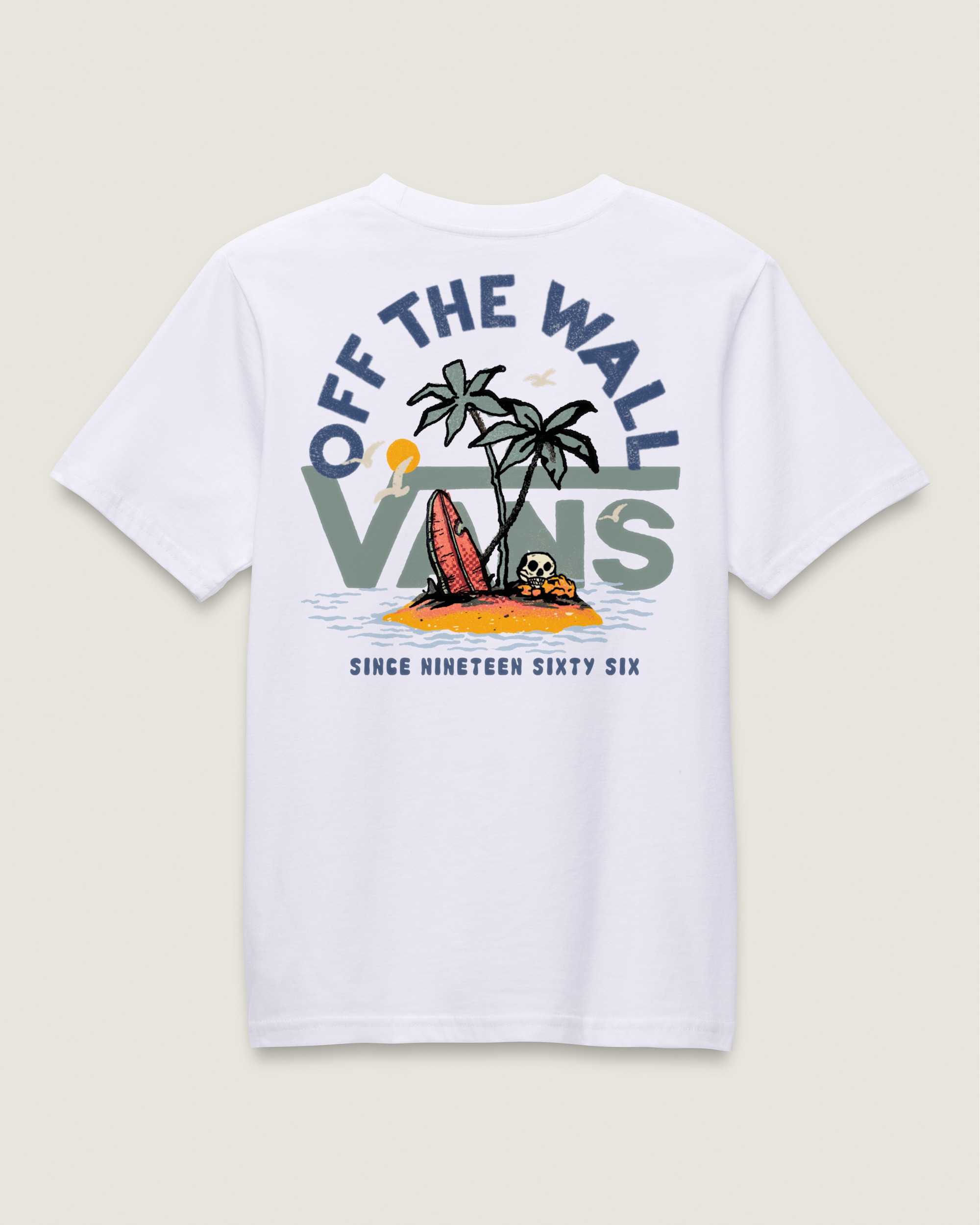 VANS × The BONEZ Limited Tee Kids Marooned T-Shirt in White | Vans