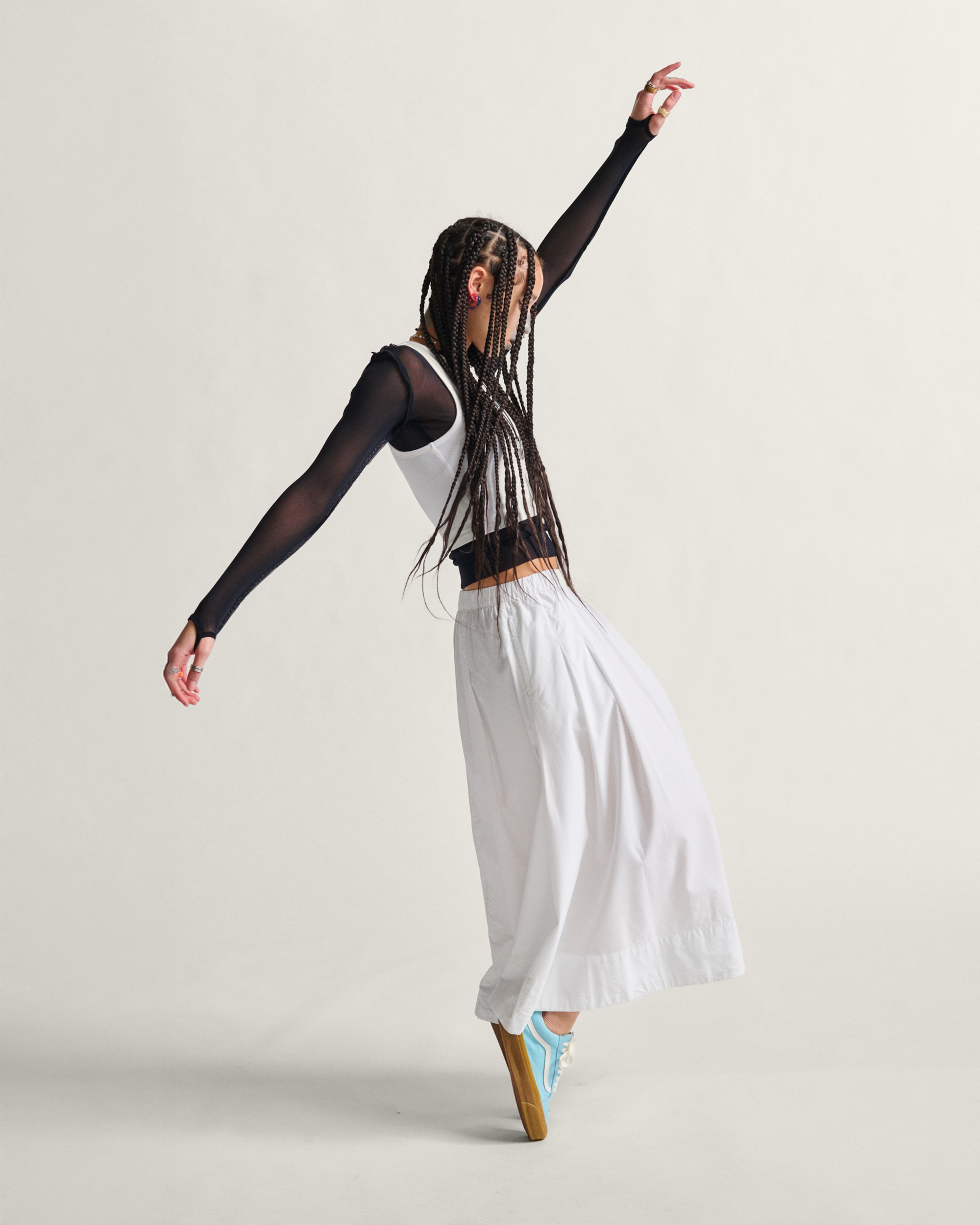 Premium Old Skool Gum Shoe VANS Crystal Blue  Gum ALT7