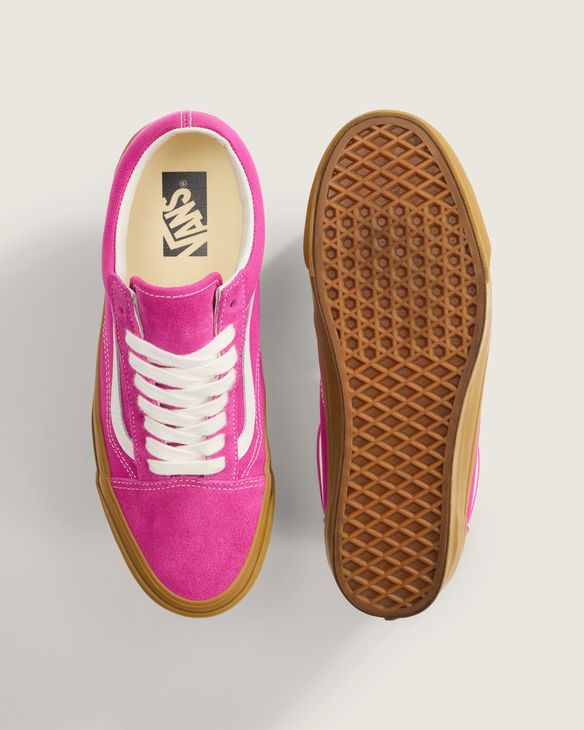 Premium Old Skool Gum Shoe VANS Raspberry Pink  Gum ALT4