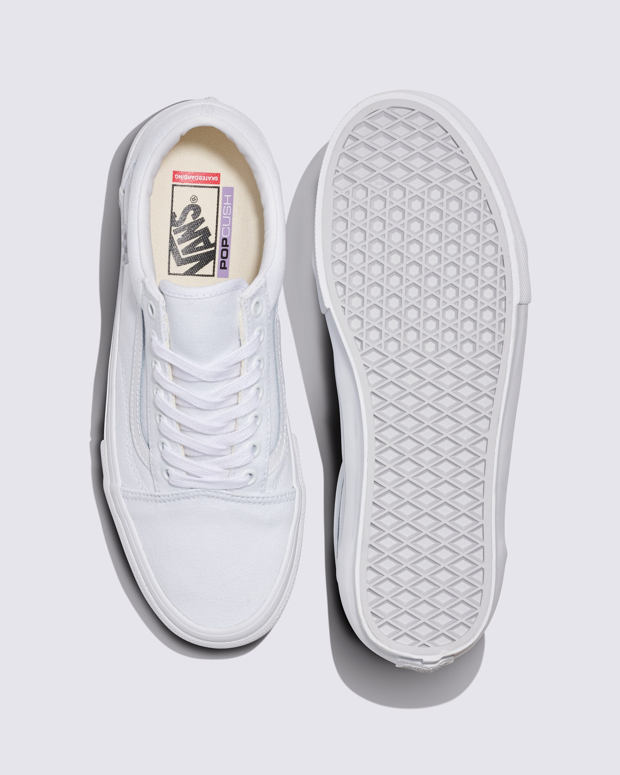 Skate Old Skool Shoe VANS True White ALT2