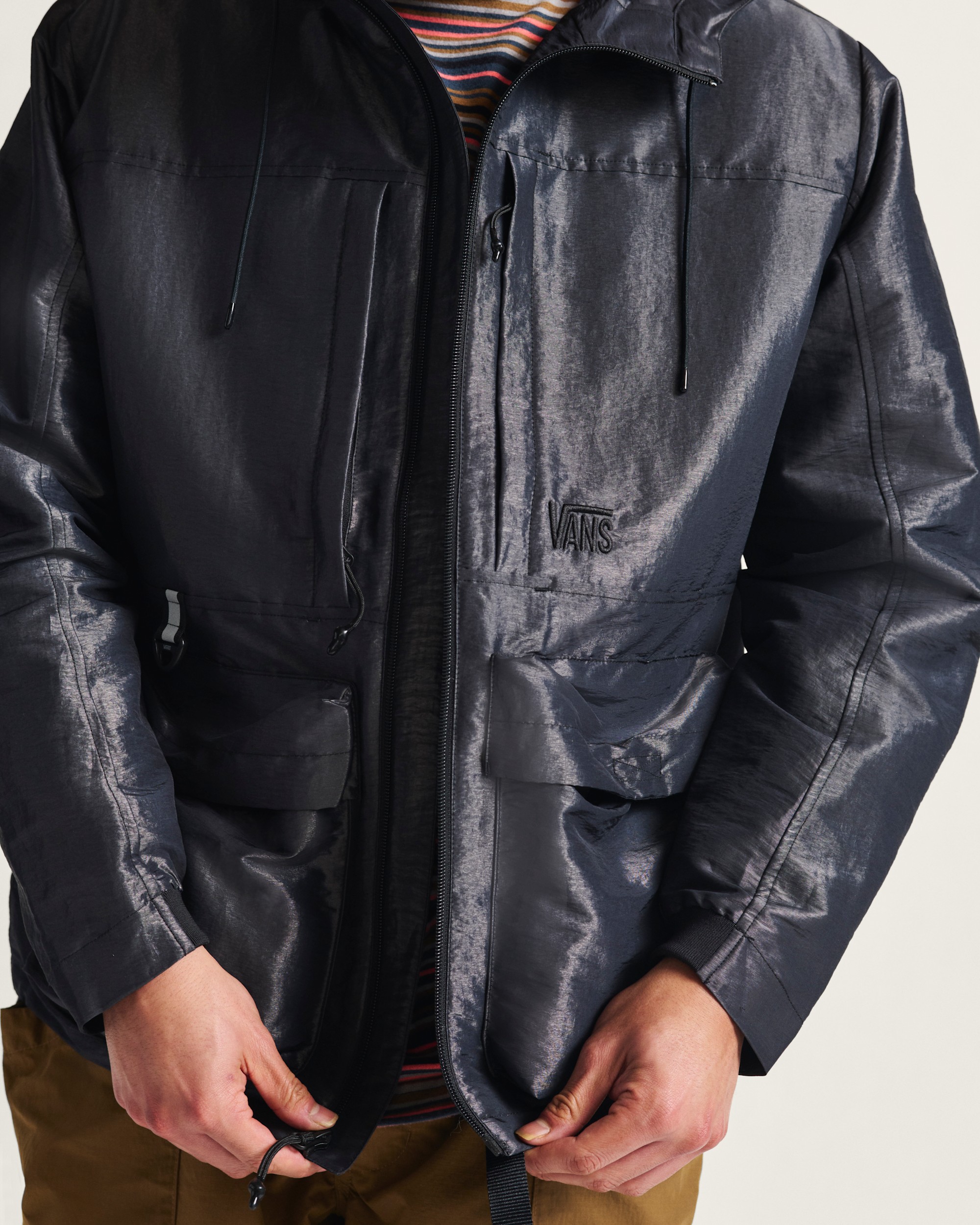 Spectrum Windbreaker Jacket VANS Black ALT5