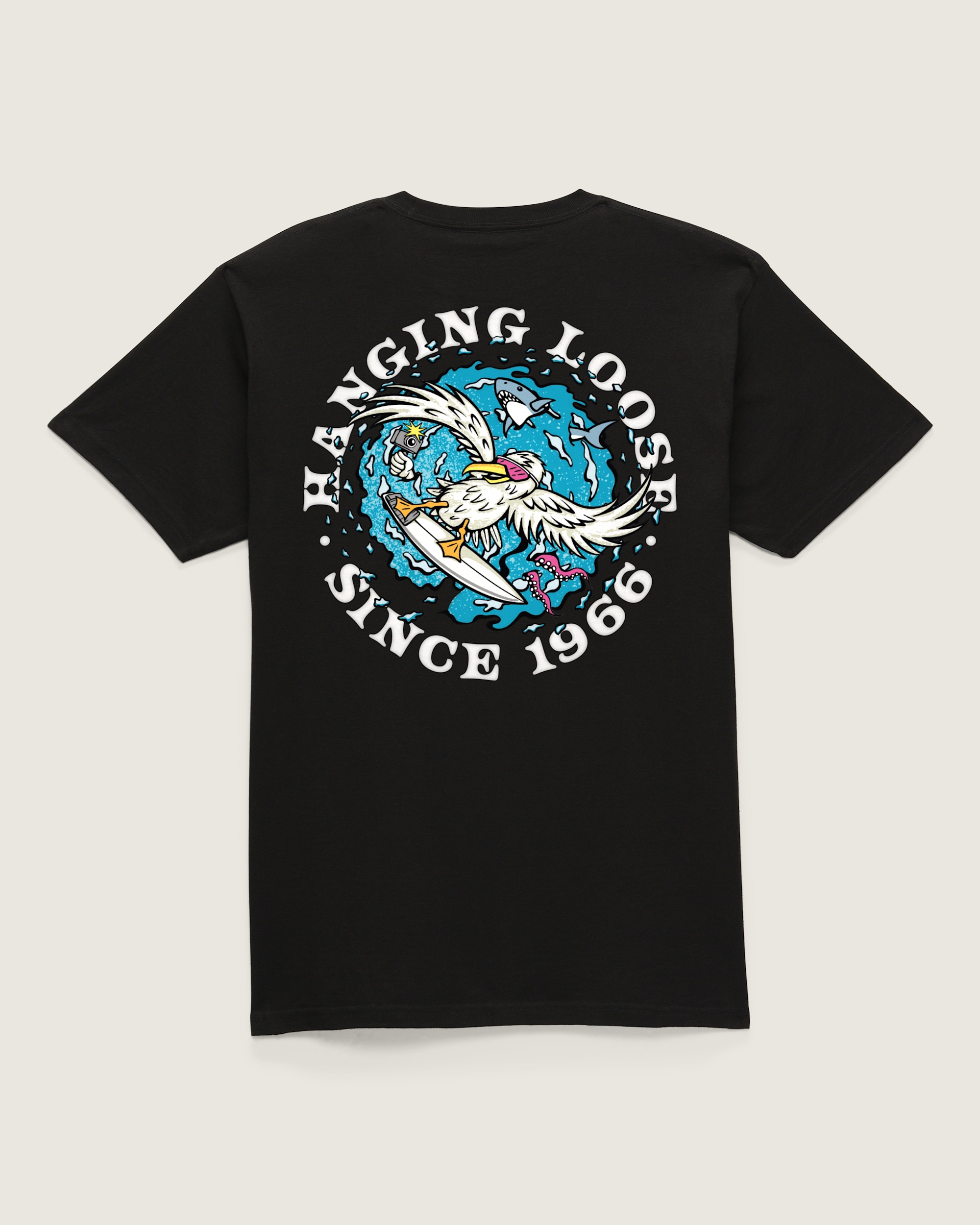Kids Hang Loose T-Shirt in Black | Vans