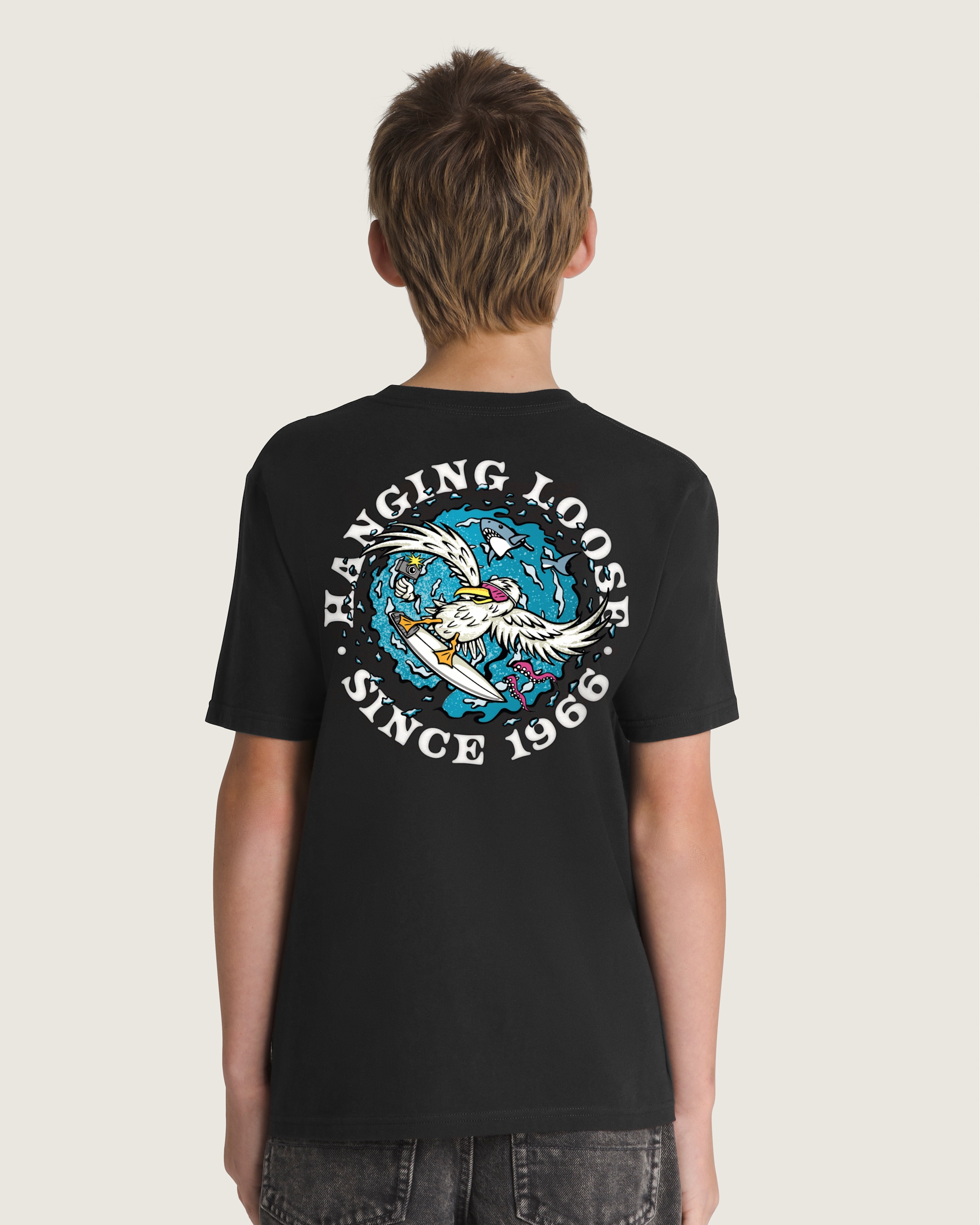 Kids Hang Loose TShirt VANS Black ALT1