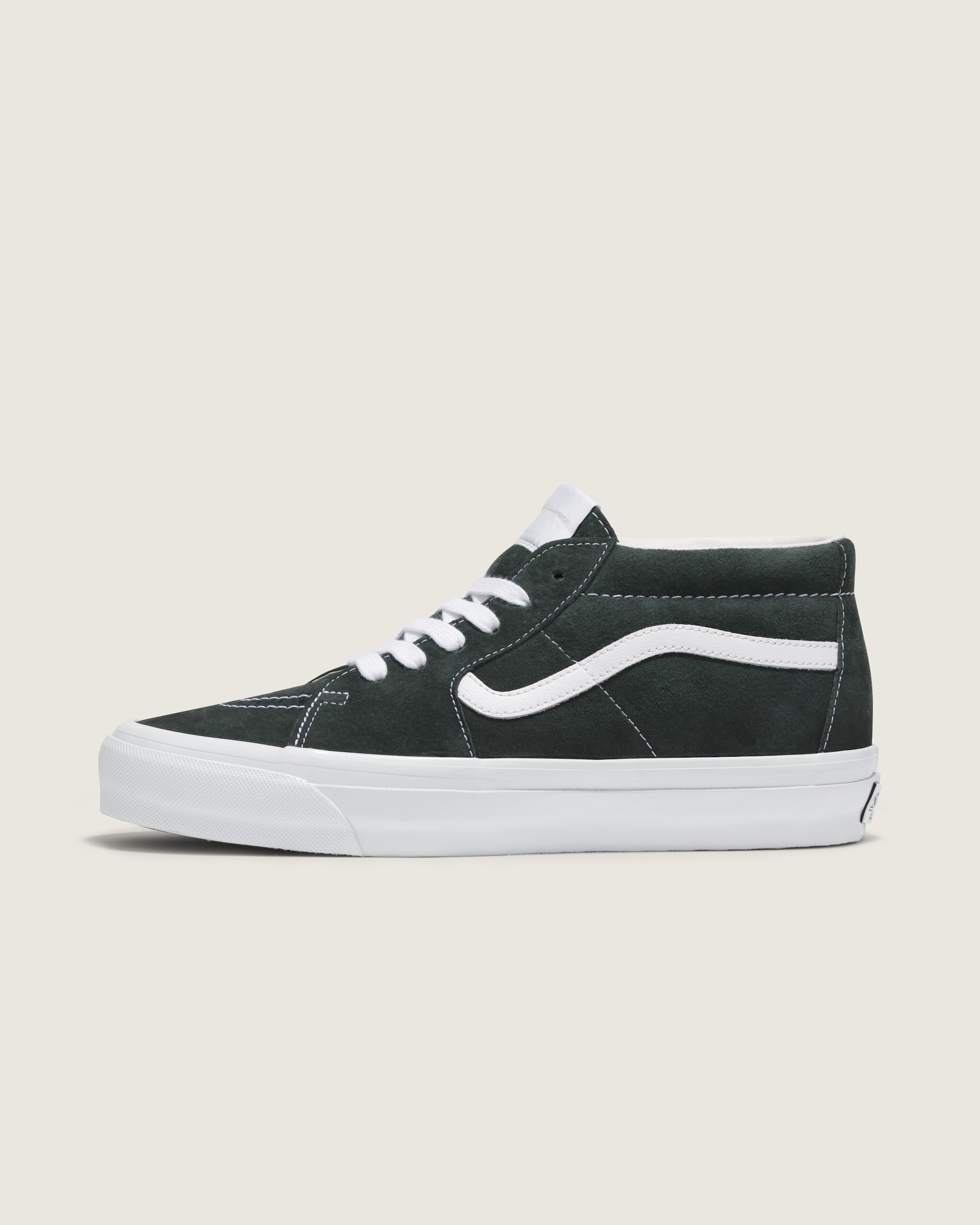 Premium Sk8Mid Suede Shoe VANS Scarab Green  Black HERO