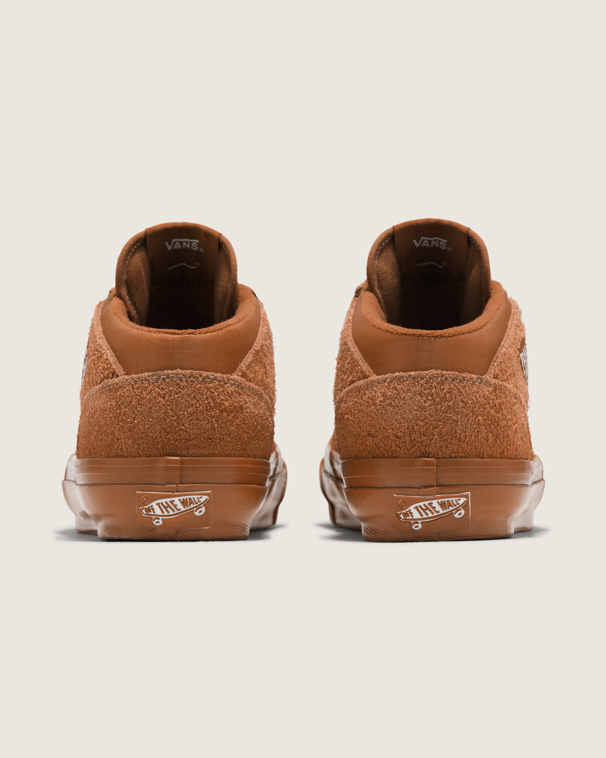 Premium Half Cab Suede Shoe VANS Glazed Ginger Brown ALT3