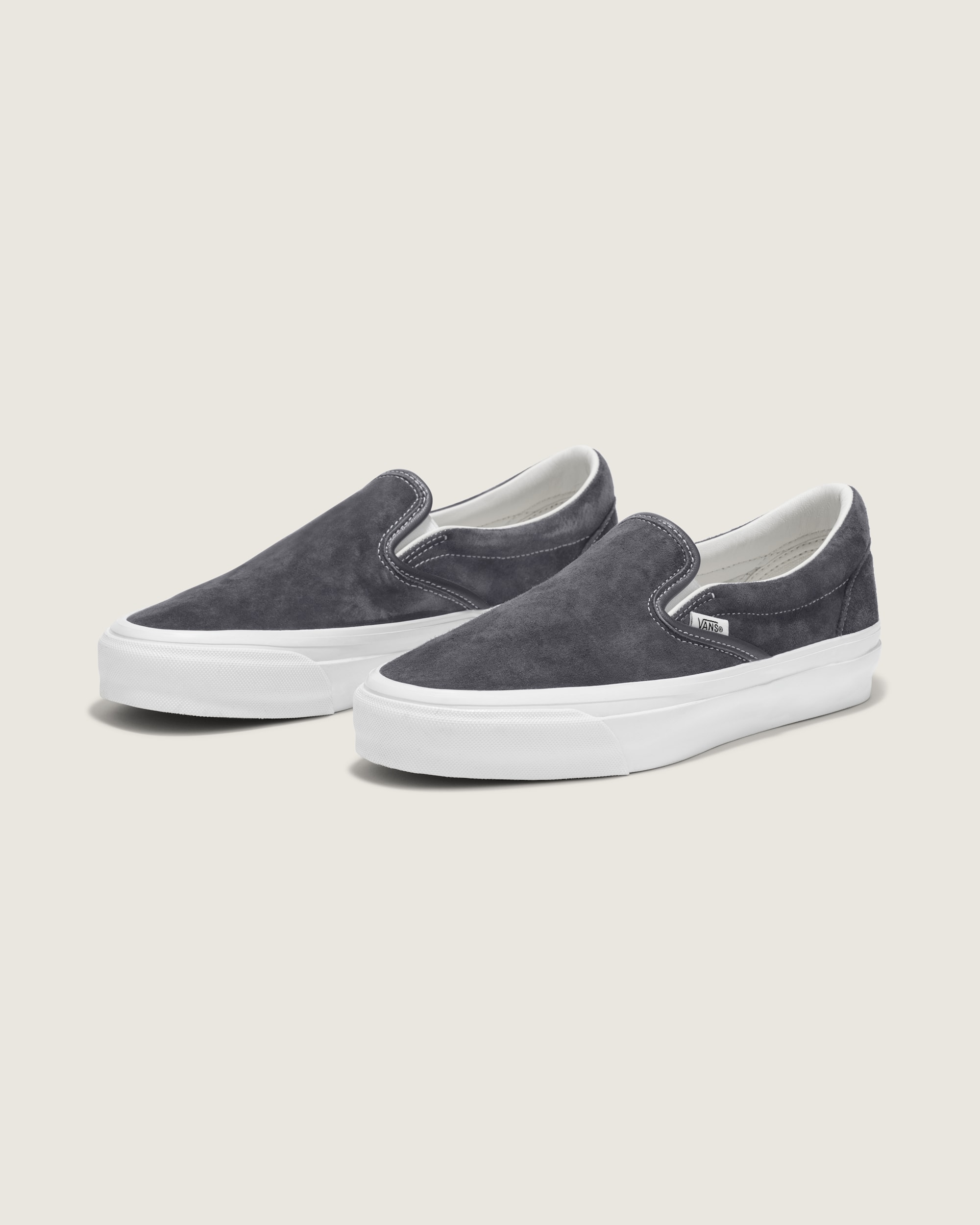 Premium Classic SlipOn Suede Shoe VANS Nine Iron Grey ALT1