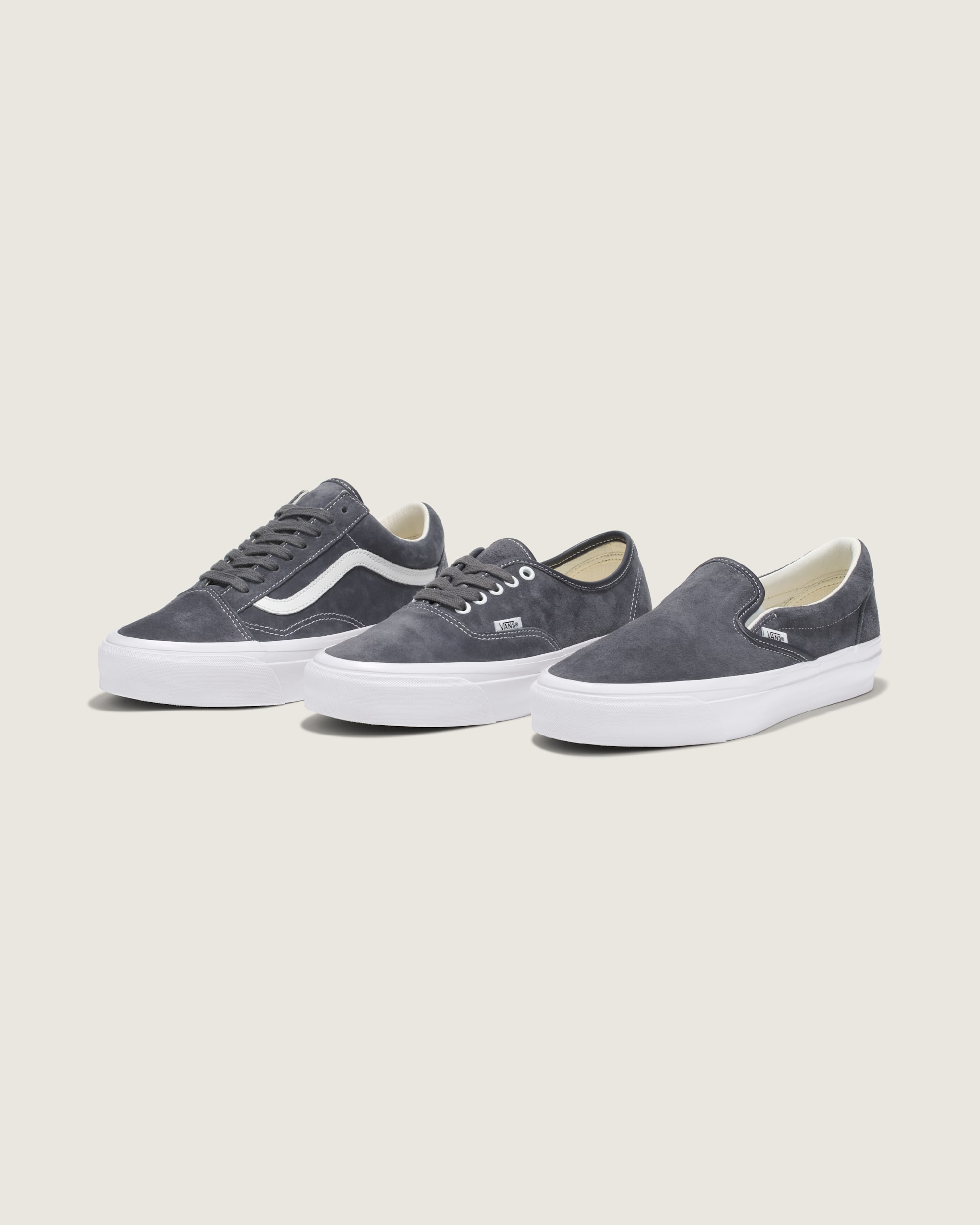 Premium Classic SlipOn Suede Shoe VANS Nine Iron Grey ALT6