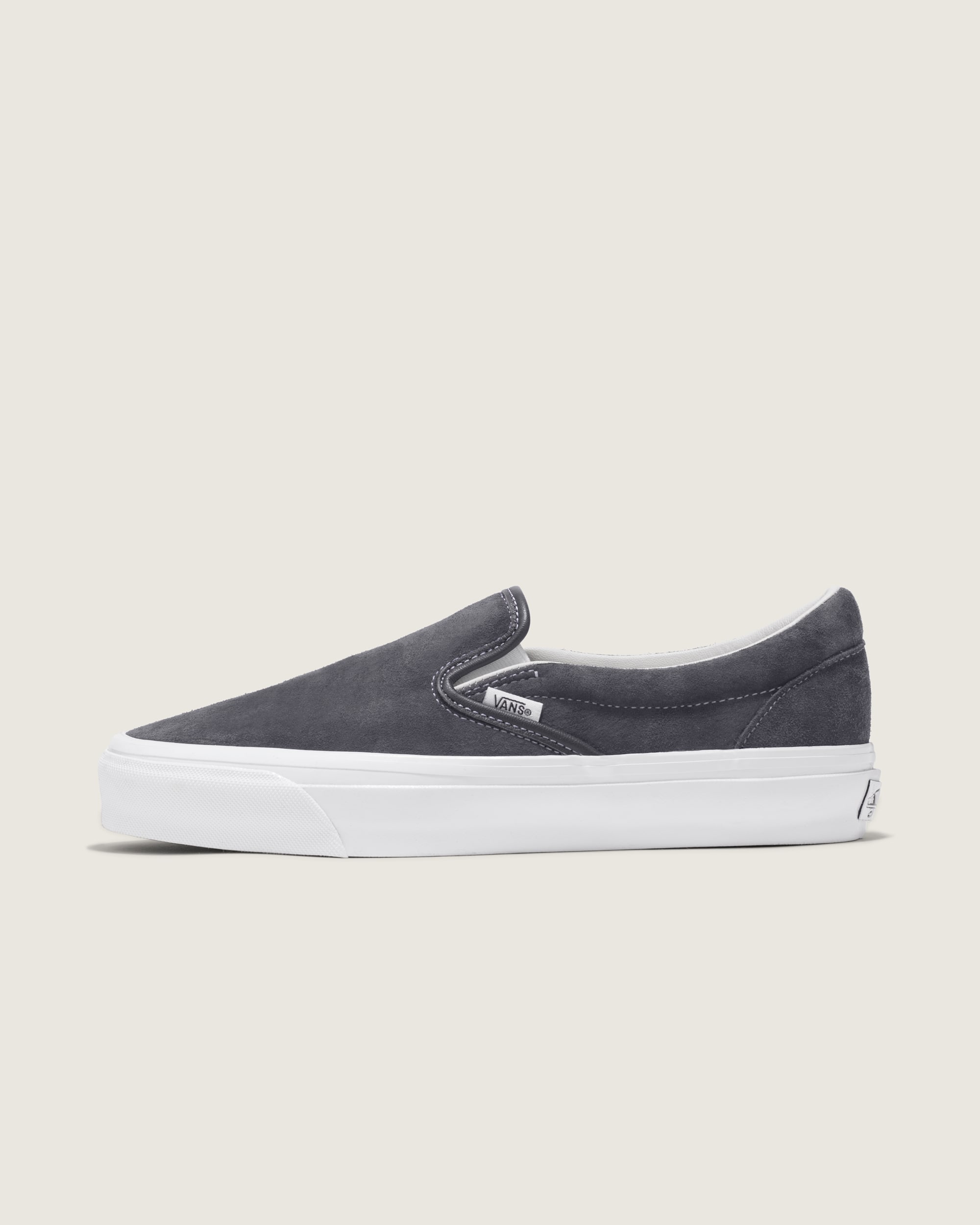 Premium Classic SlipOn Suede Shoe VANS Nine Iron Grey HERO