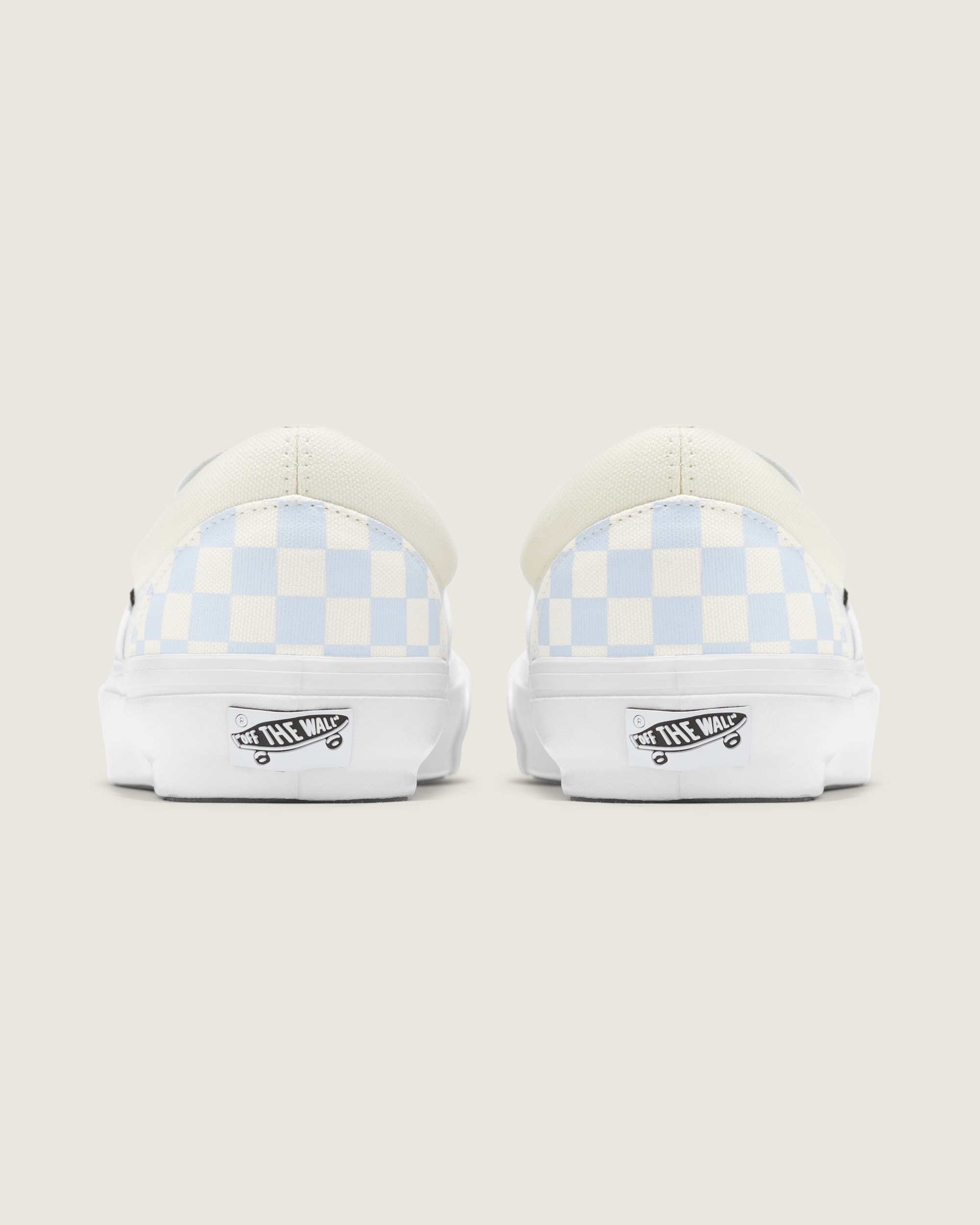 Premium Classic SlipOn Checkerboard Shoe VANS Ice Melt Blue  White ALT3