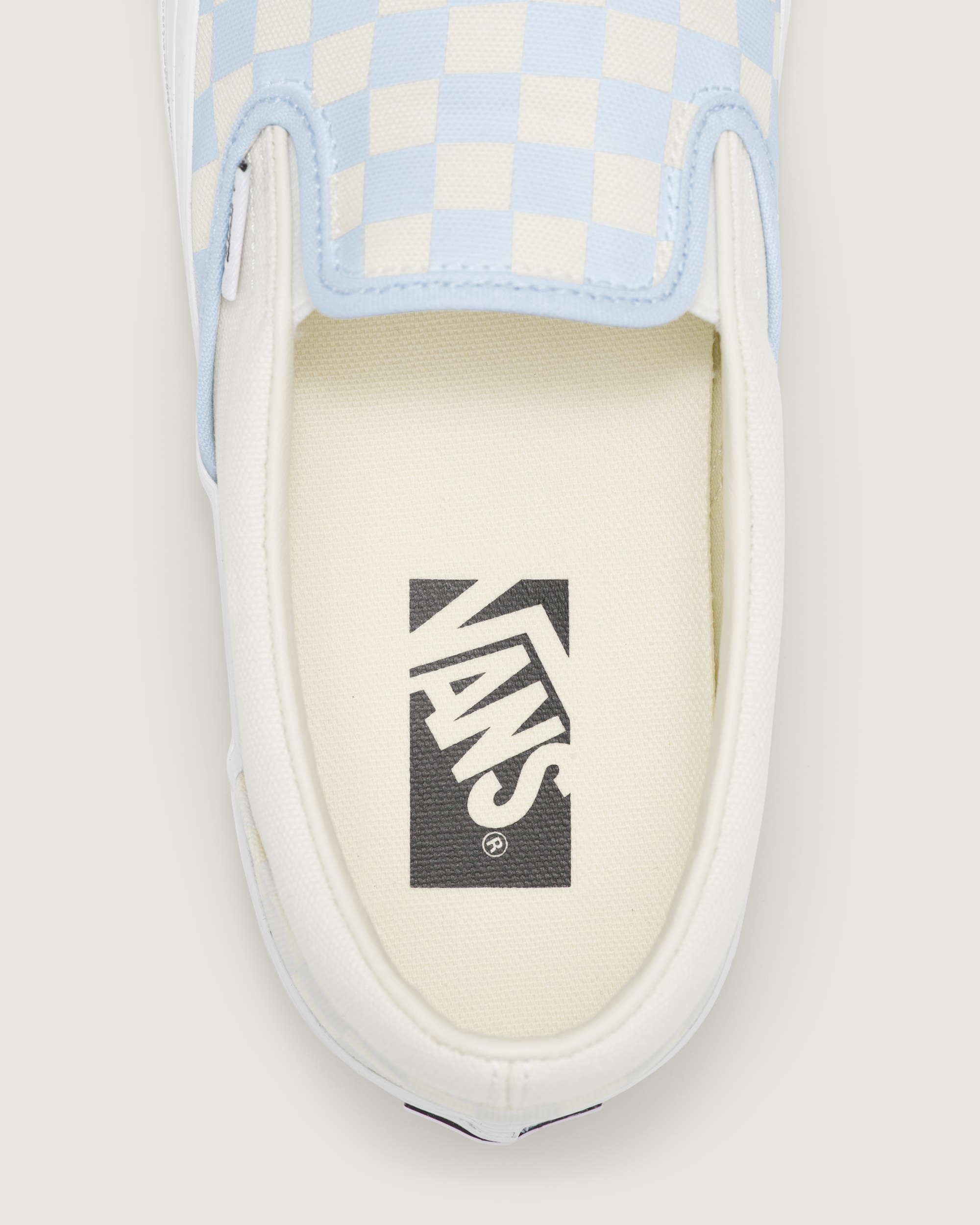 Premium Classic SlipOn Checkerboard Shoe VANS Ice Melt Blue  White ALT4