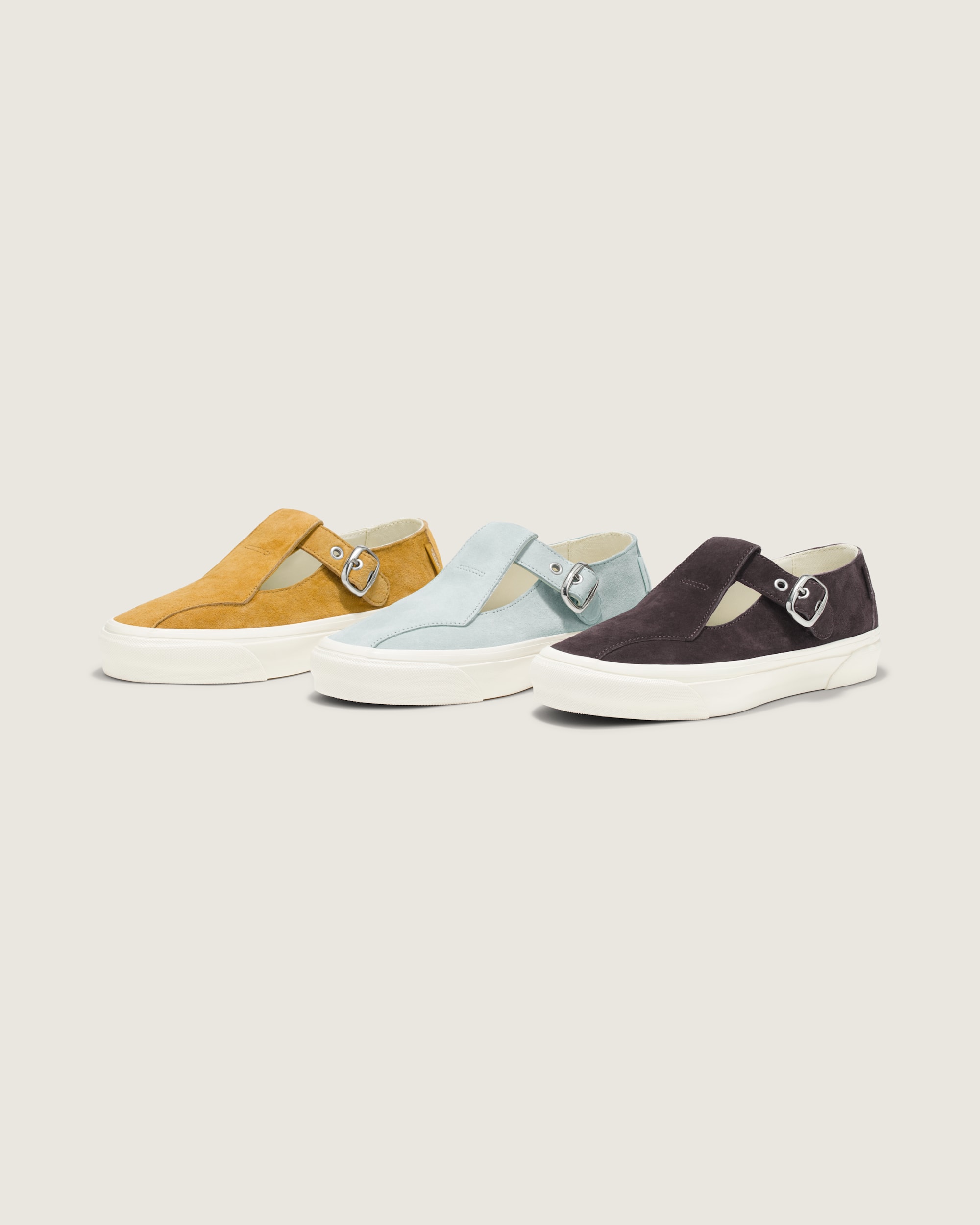 Premium Mary Jane Suede Shoe VANS Harvest Gold Yellow ALT6