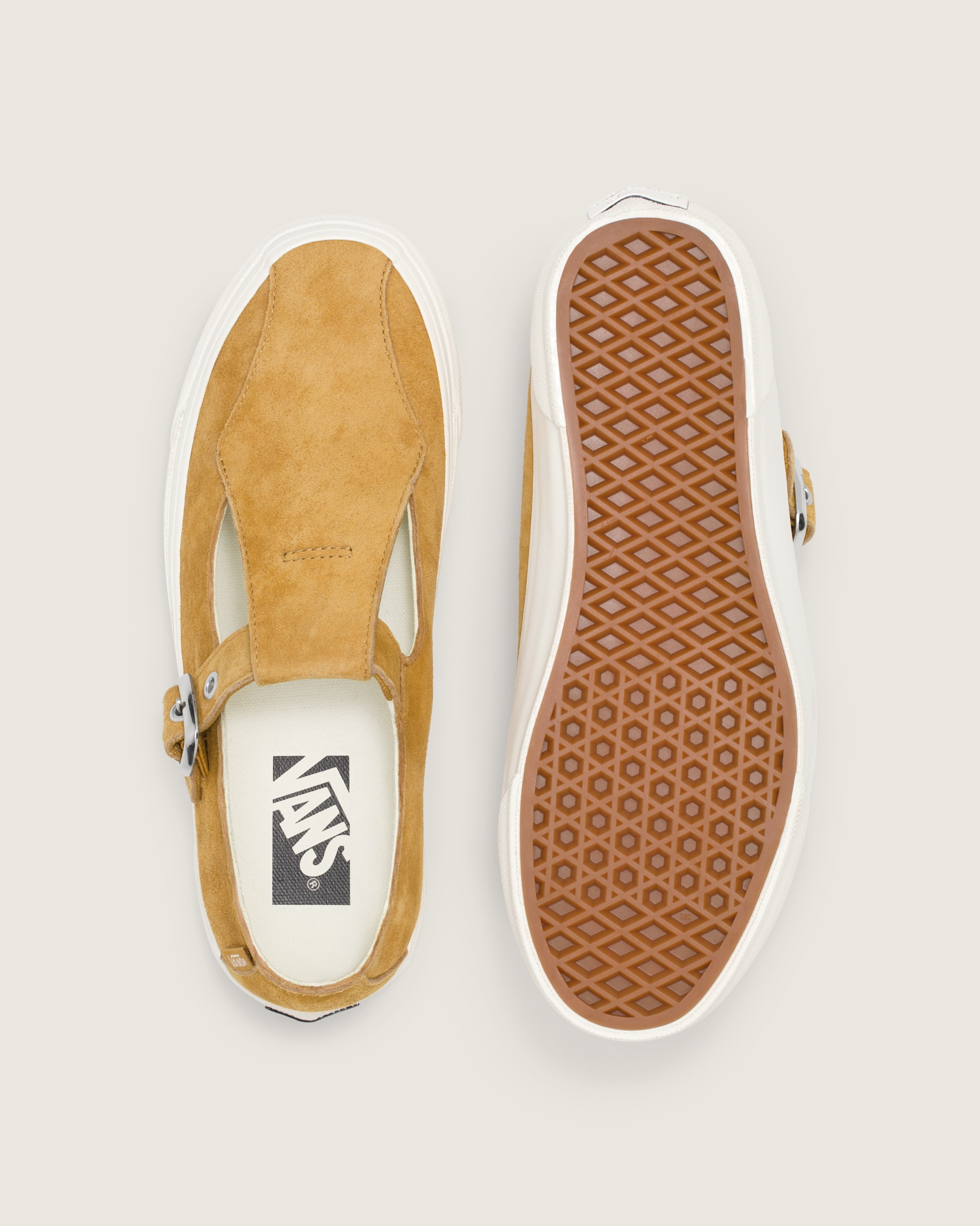 Premium Mary Jane Suede Shoe VANS Harvest Gold Yellow ALT2