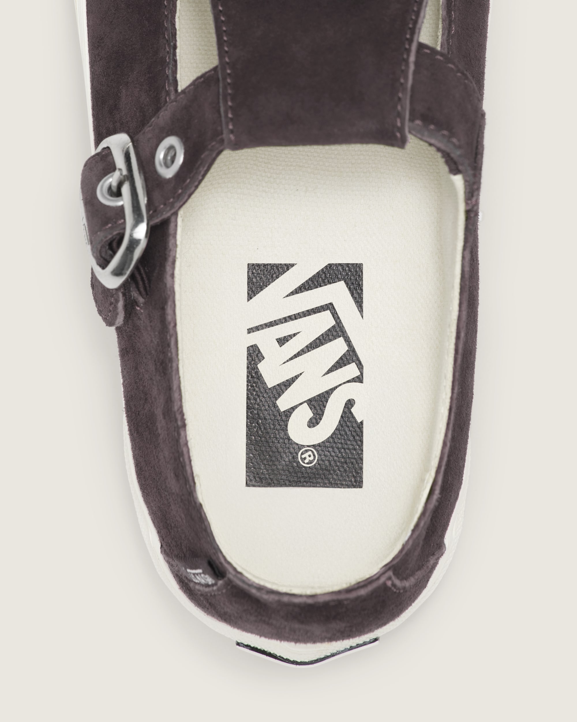 Premium Mary Jane Suede Shoe VANS Chocolate Plum Brown ALT4