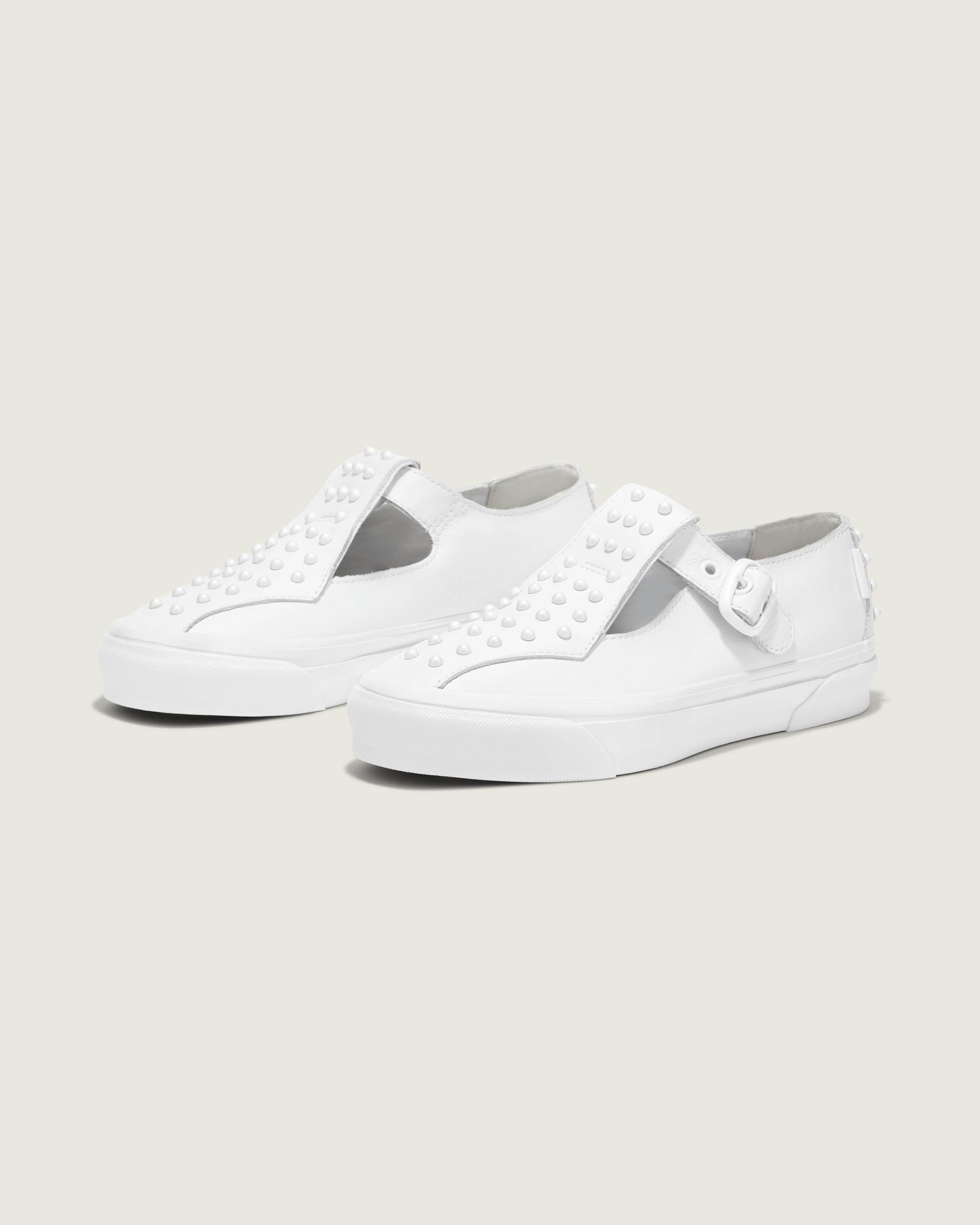 Premium Mary Jane Pearlized Shoe VANS White ALT1