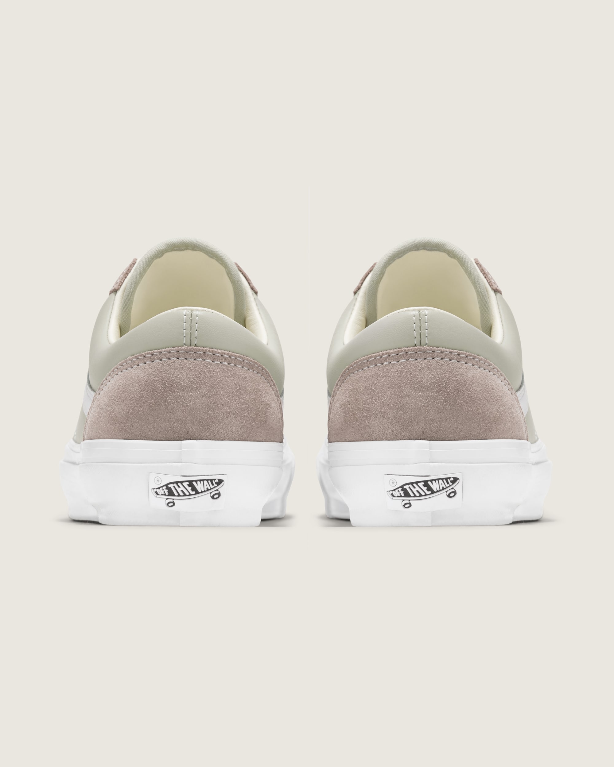 Premium Old Skool Leather Shoe VANS Atmosphere Grey  Beige ALT3