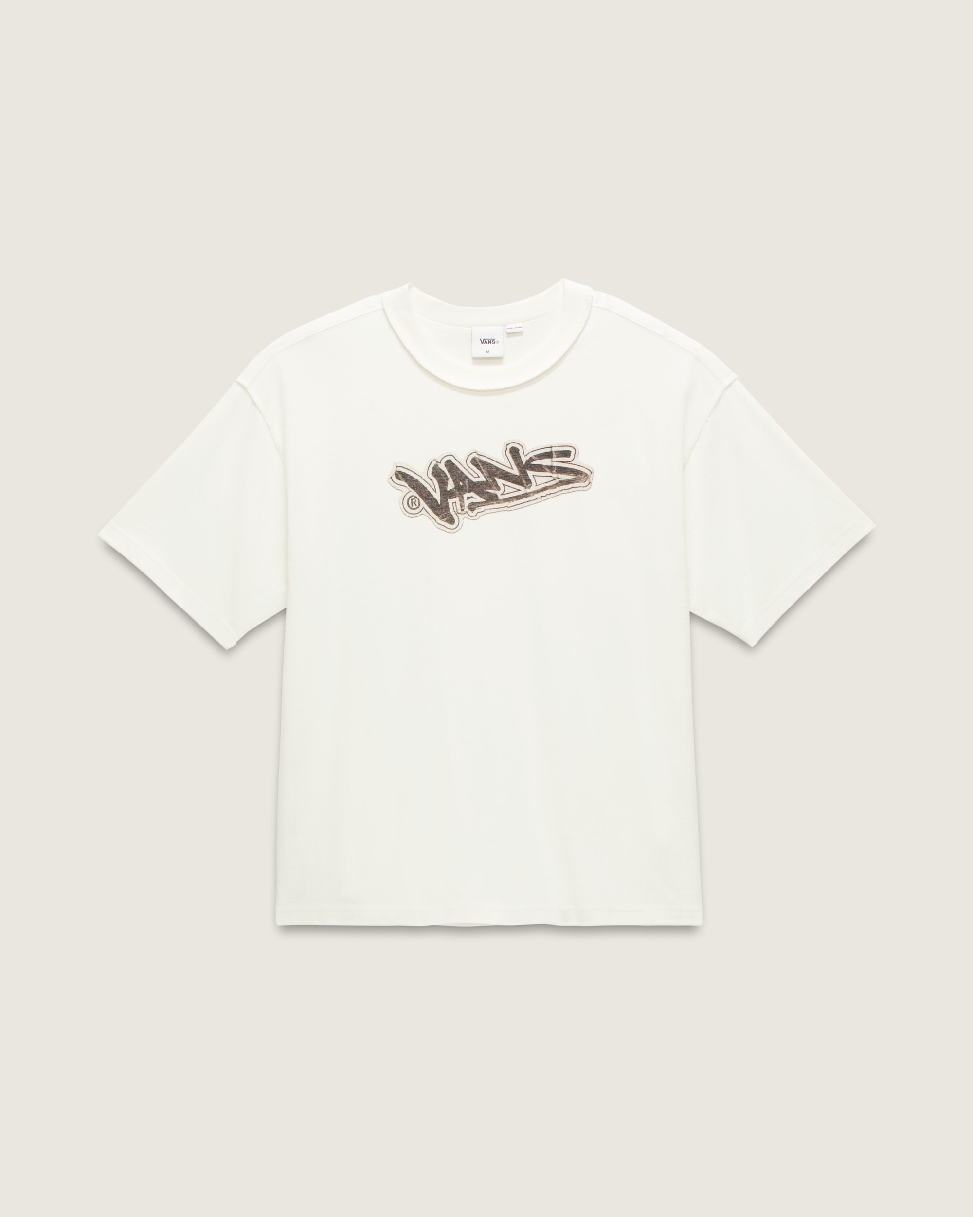 Premium Short Sleeve TShirt VANS Marshmallow White HERO