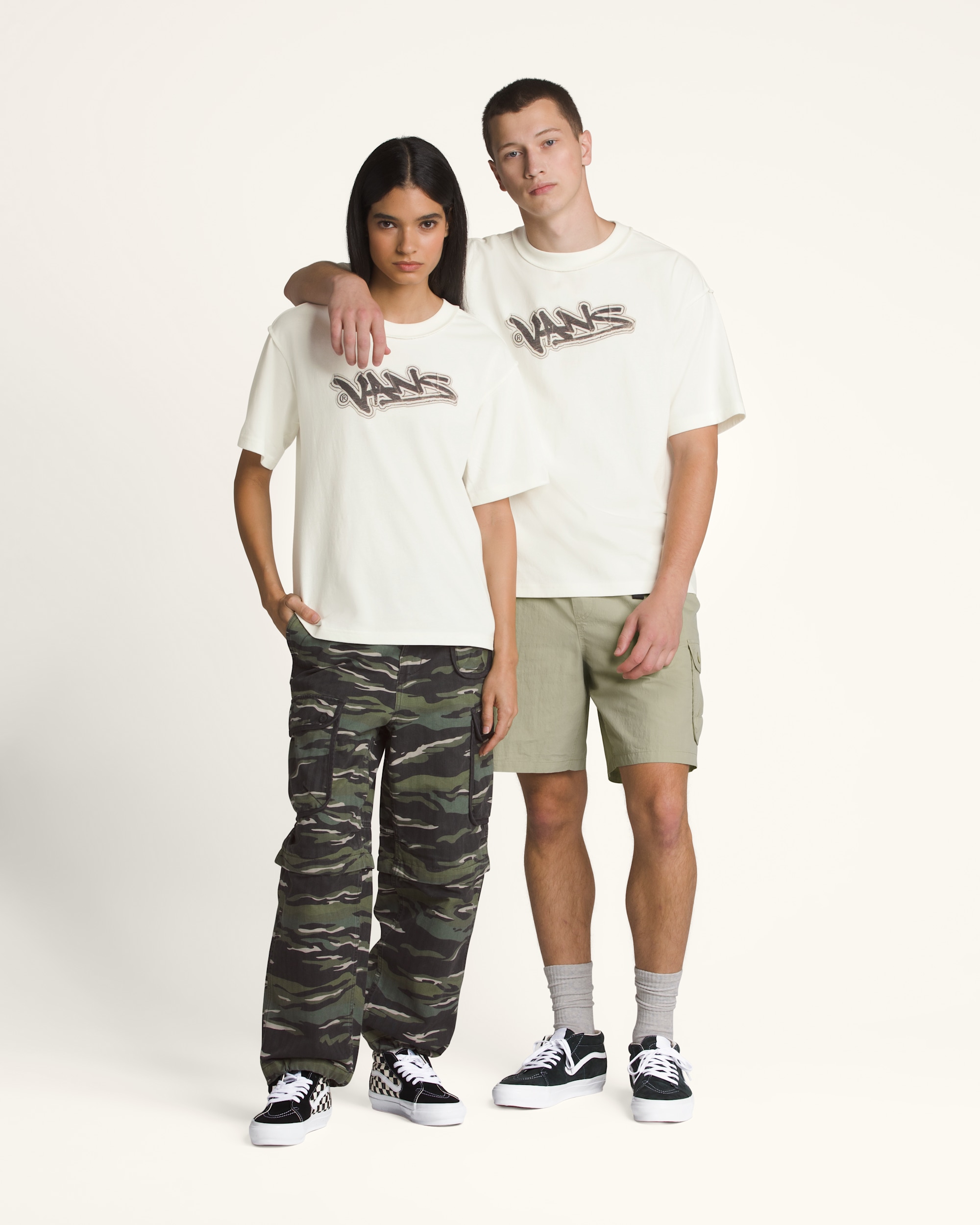 Premium Short Sleeve TShirt VANS Marshmallow White ALT5