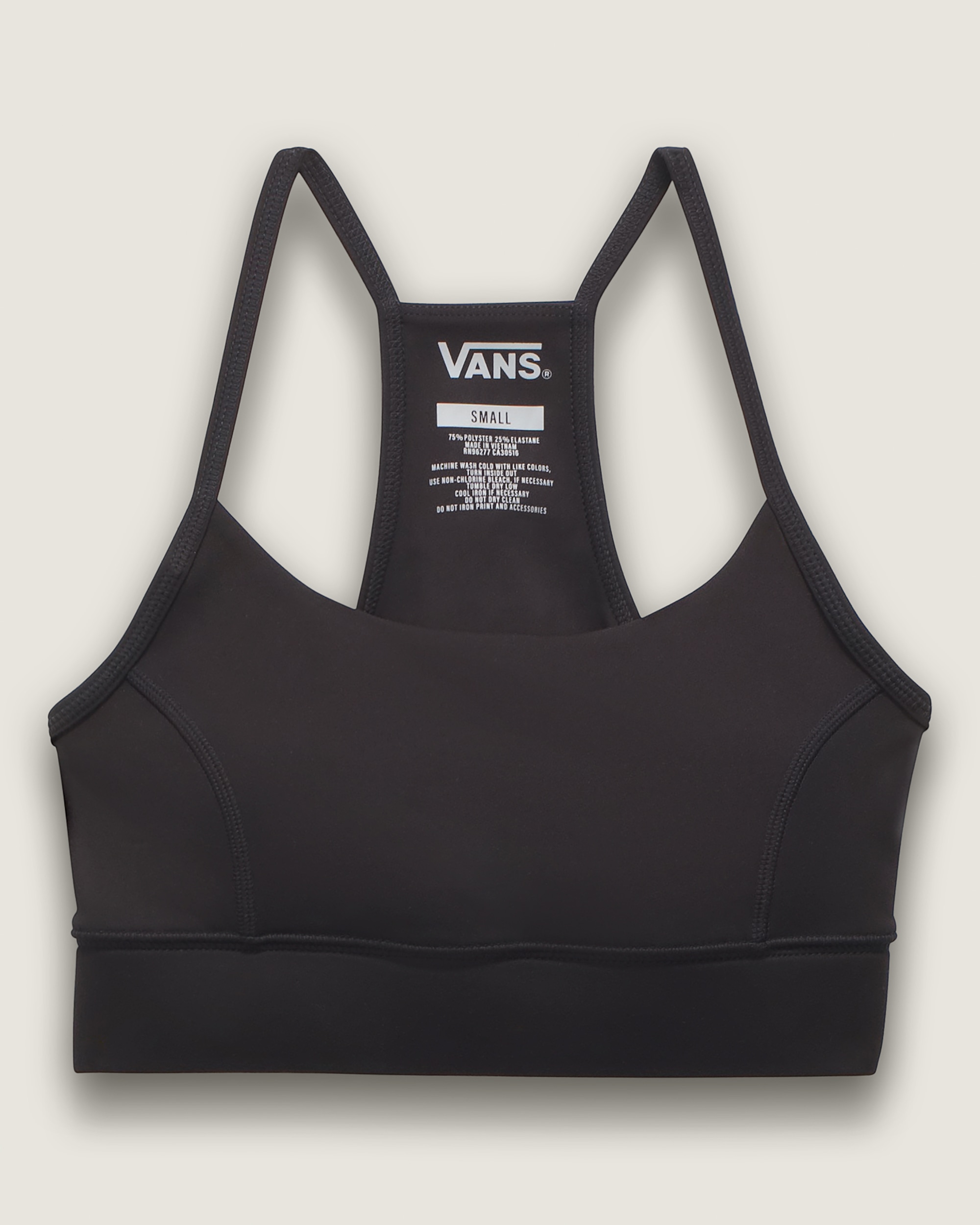 Crosspath Bra VANS Black FLATLAY