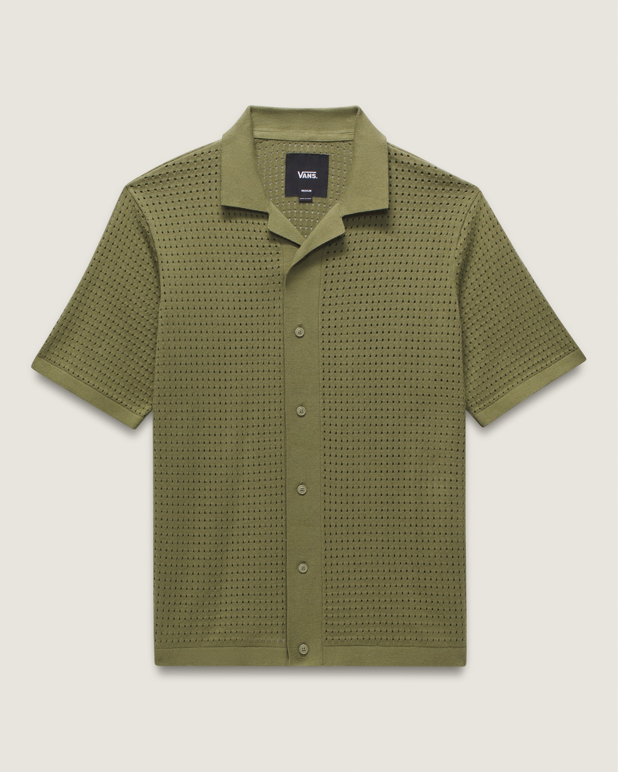 Feldman Sweater Shirt VANS Loden Green FLATLAY