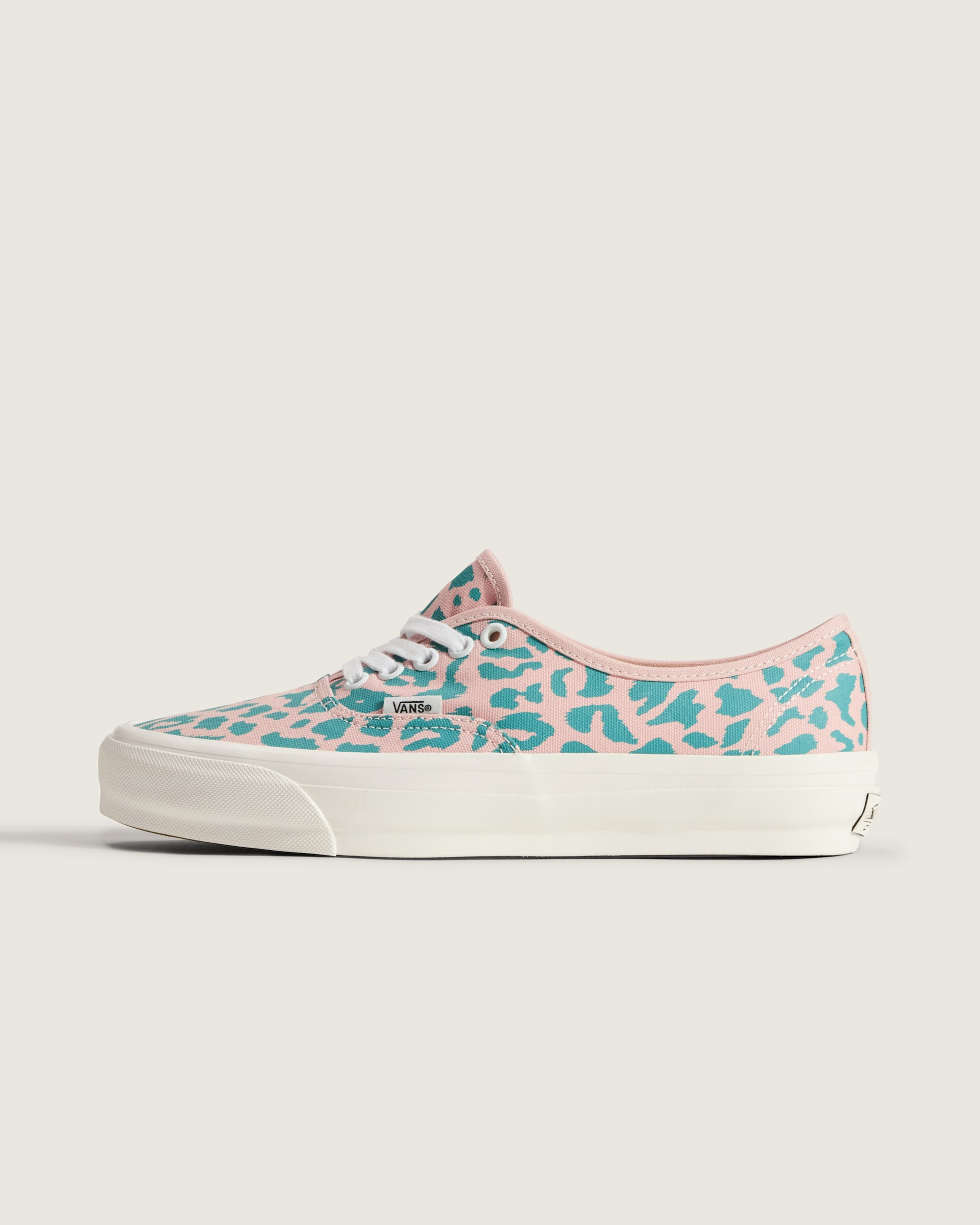 Premium Authentic Shoe VANS Cheetah Sepia Rose Pink  Blue HERO