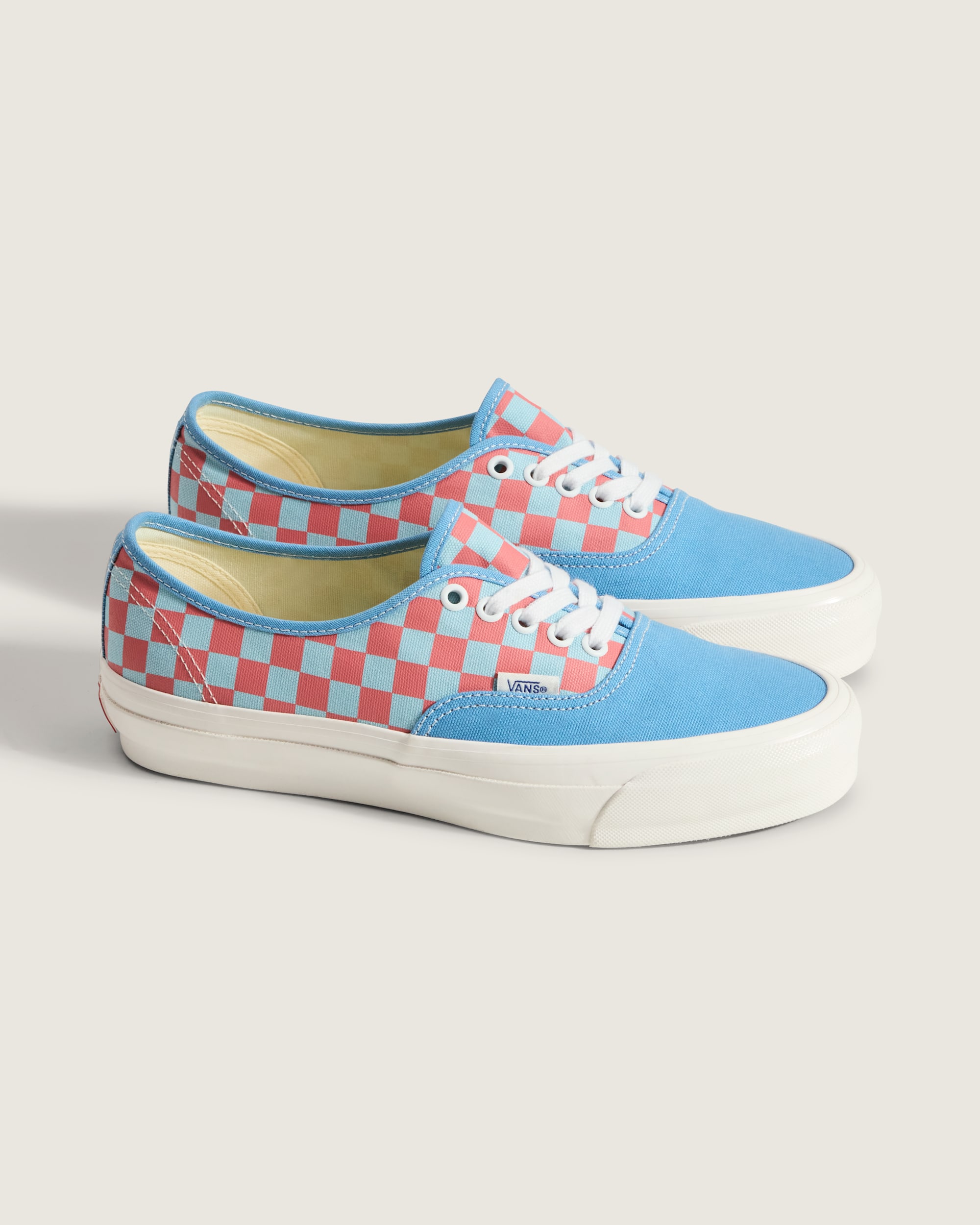 Premium Authentic Checkerboard Shoe VANS Heritage Blue  Pink ALT3