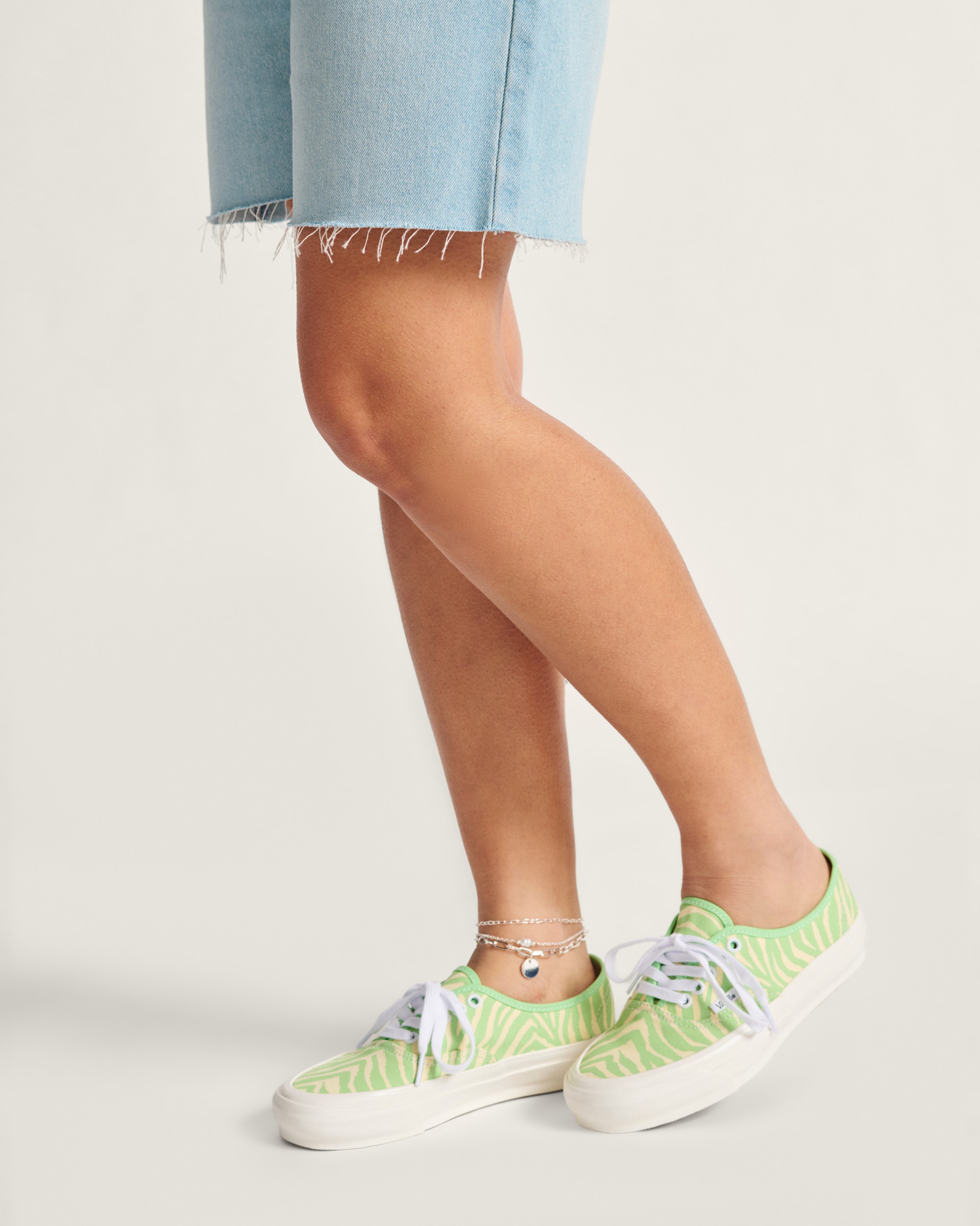 Premium Authentic Shoe VANS Zebra Pistachio Green ALT5