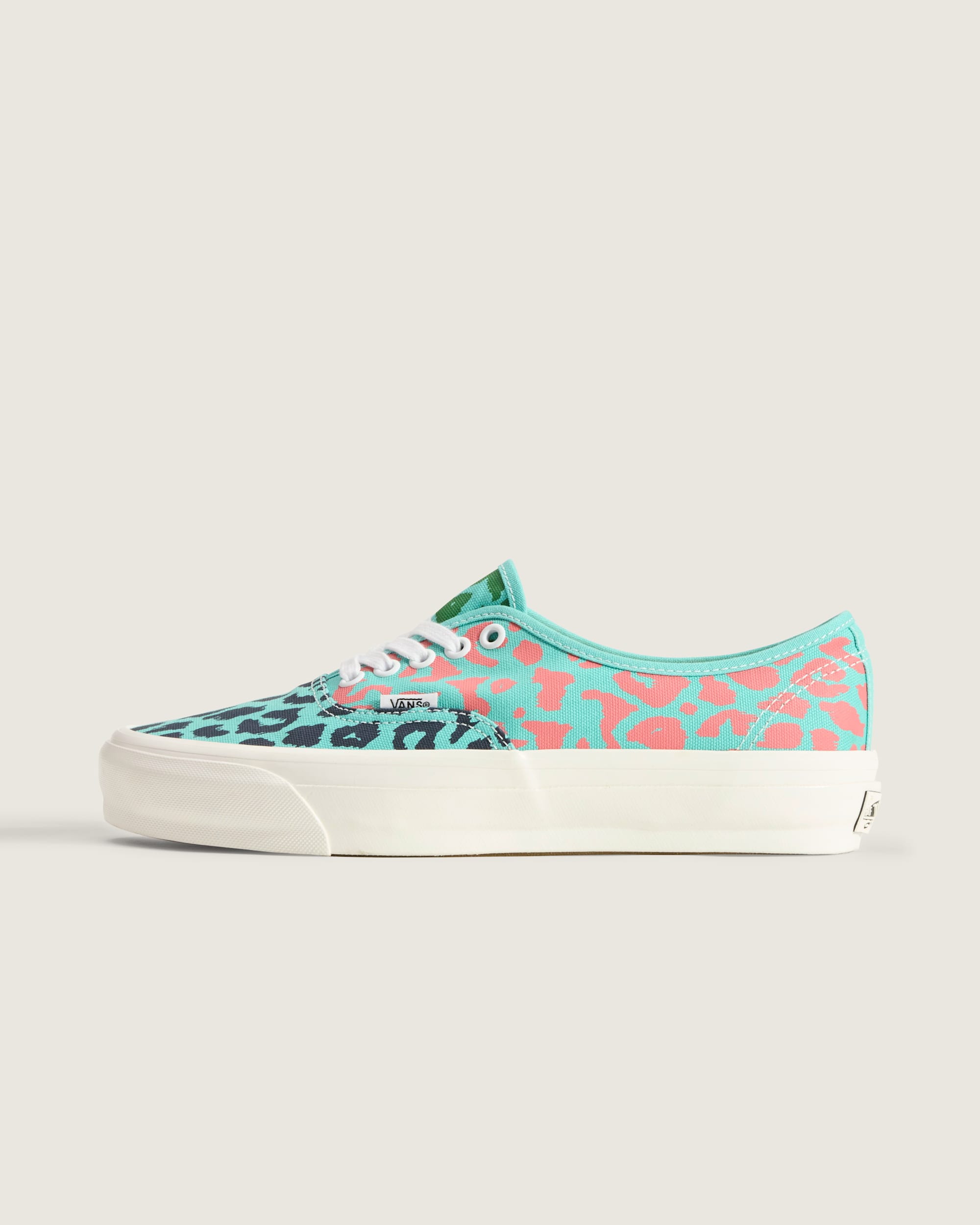 Premium Authentic Shoe VANS Cheetah Pool Blue HERO