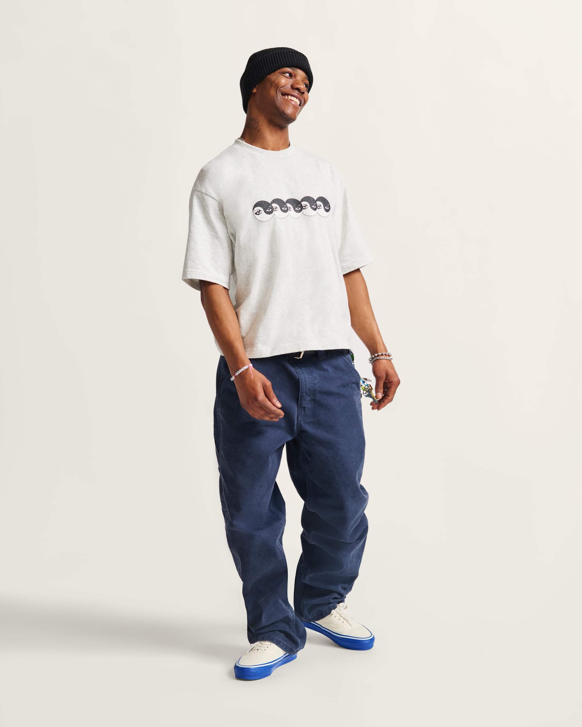 Drill Chore Carpenter Vintage Wash Pants VANS Parisian Night Blue ALT6