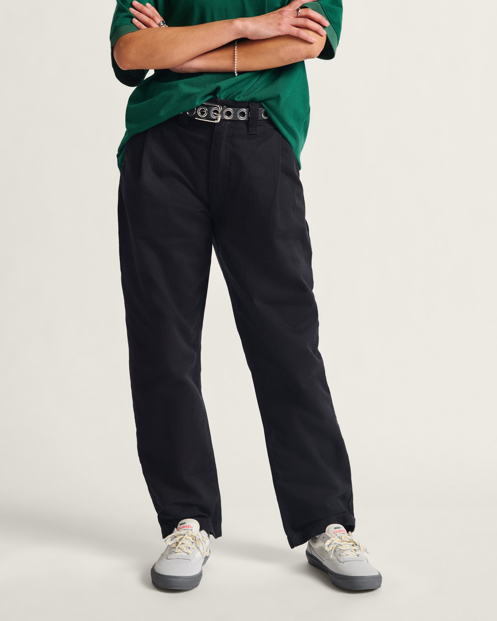 Skate Loose Pleated Pants VANS Black ALT2