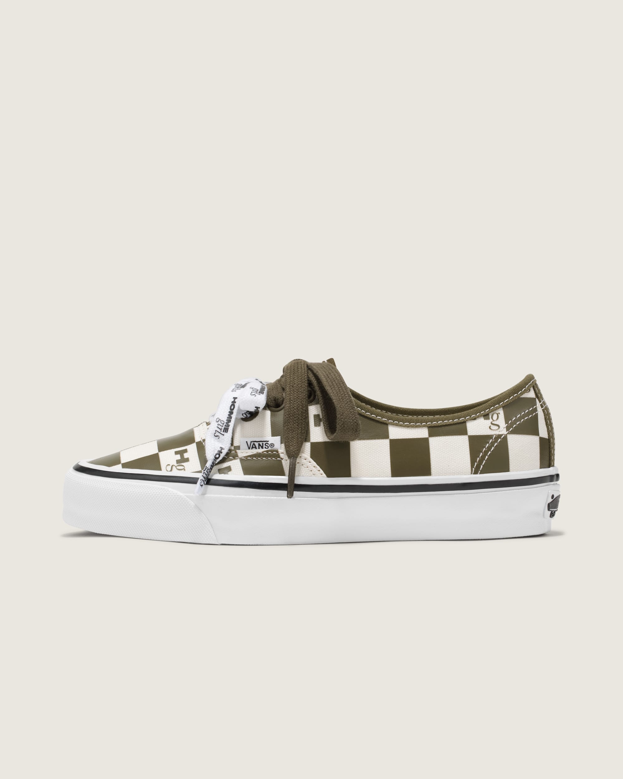 OTW by Vans X HommeGirls Authentic 44 VANS Checkerboard Military Green HERO