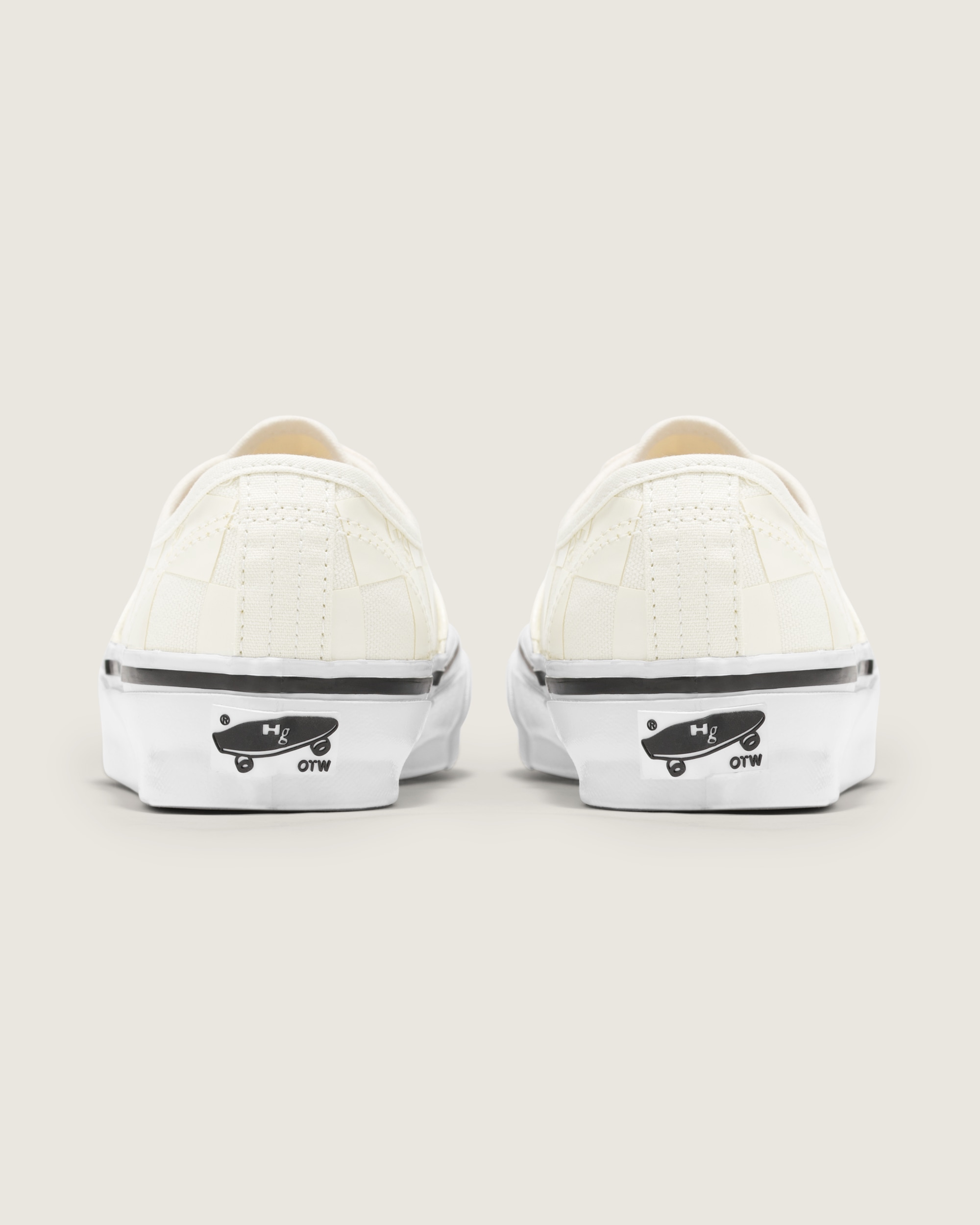 OTW by Vans X HommeGirls Authentic 44 VANS Checkerboard Marshmallow White ALT3