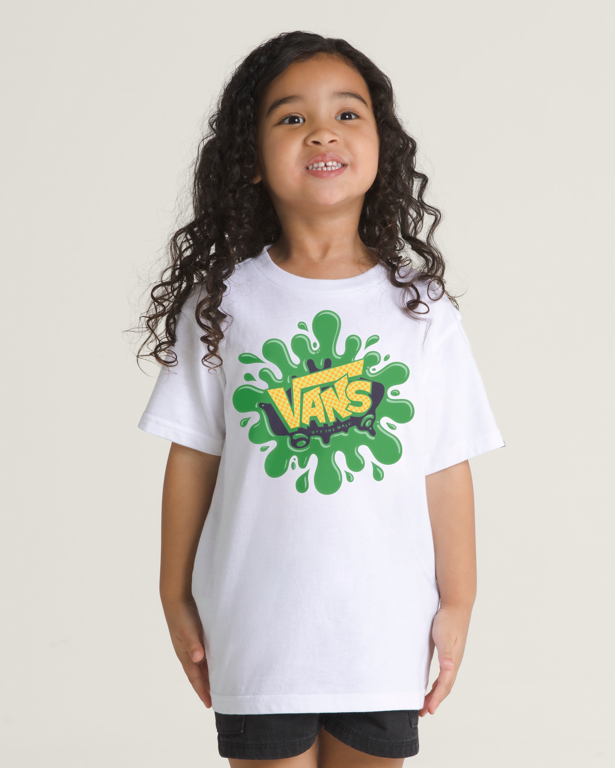 Little Kids Splat TShirt VANS White ALT1