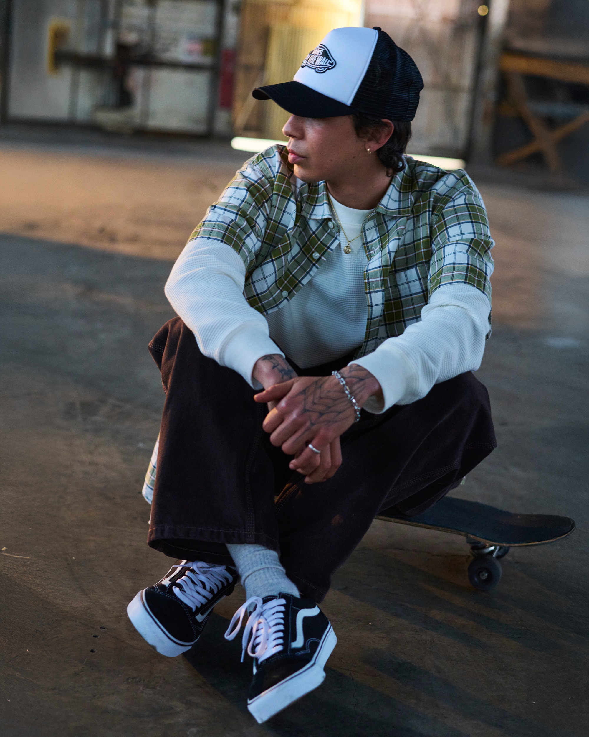 Old Skool Shoe VANS Black  White ALT5