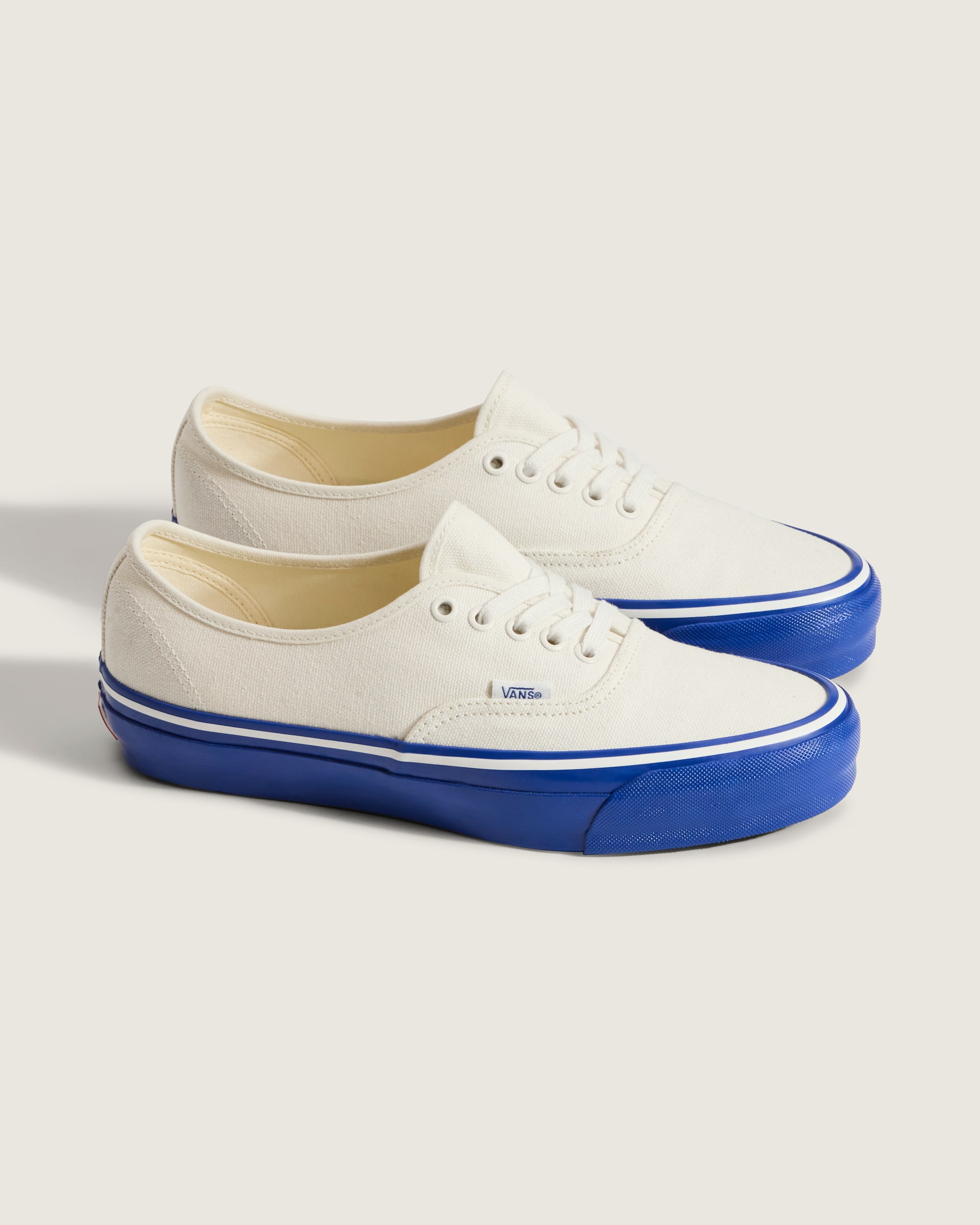 Premium Authentic Duck Canvas Shoe VANS White  Blue ALT1