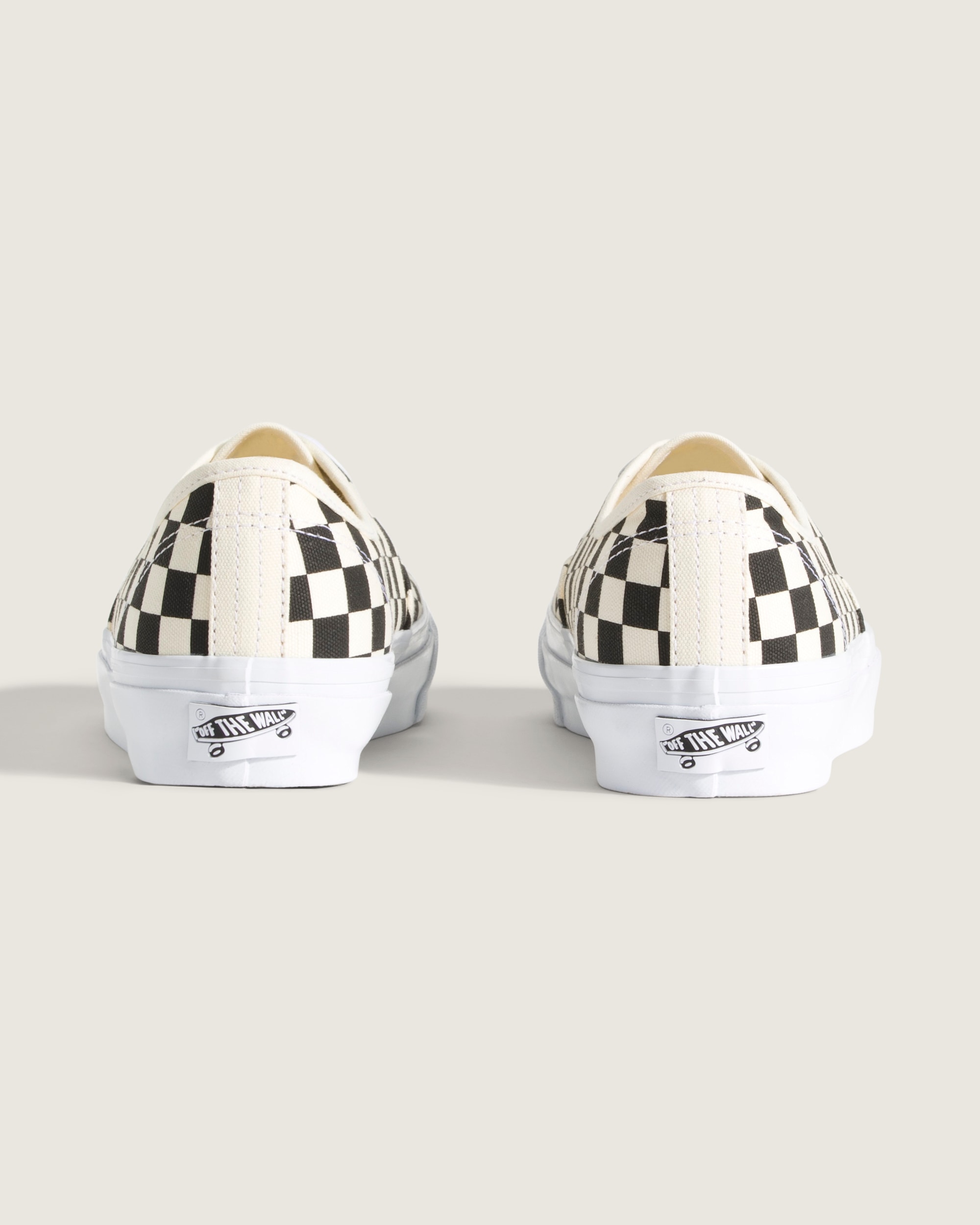 Premium Authentic Checkerboard Shoe VANS Checkerboard Black  Off White ALT3