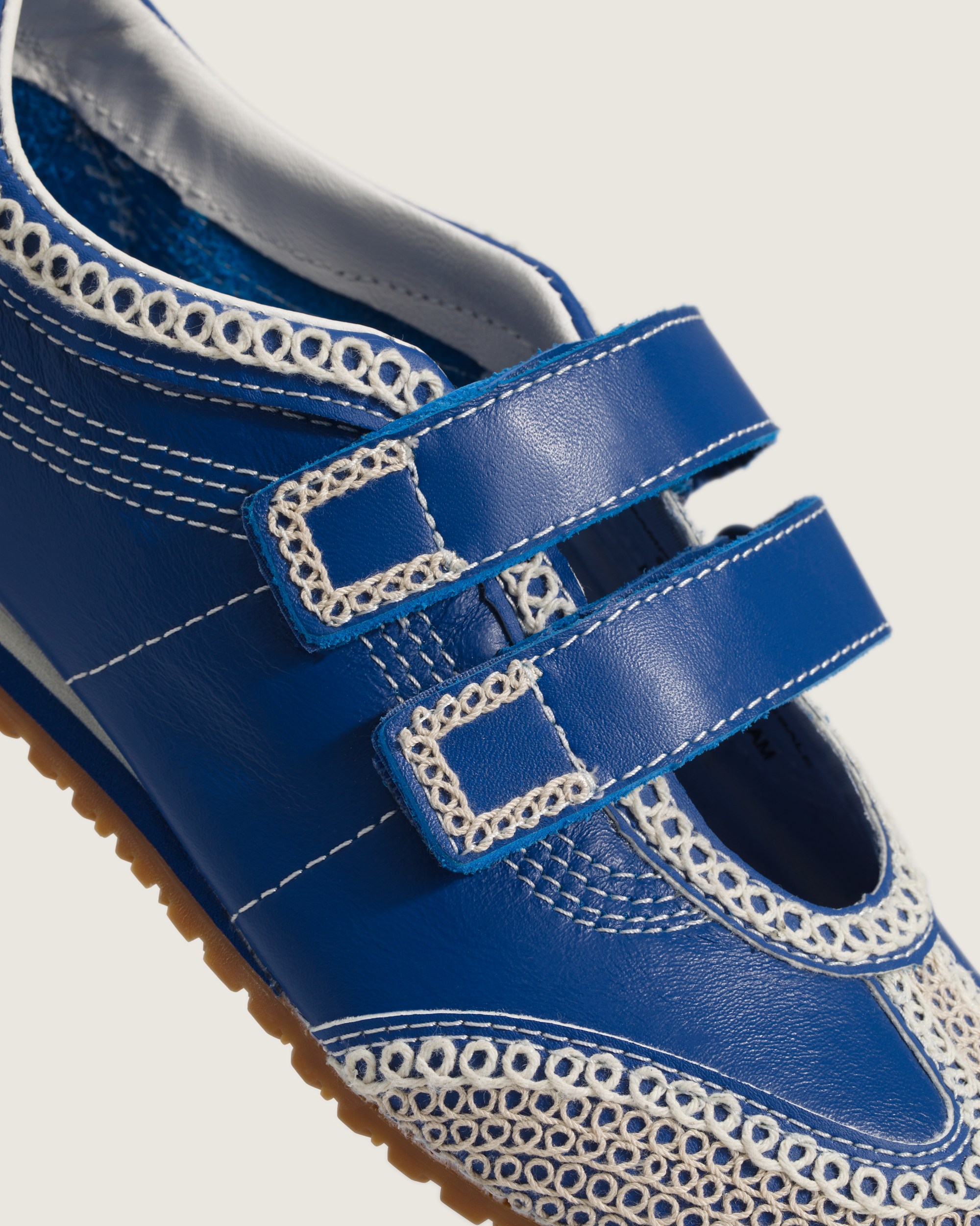 Premium Mary Jane Super Lowpro Shoe VANS Blue  Marshmallow White ALT4