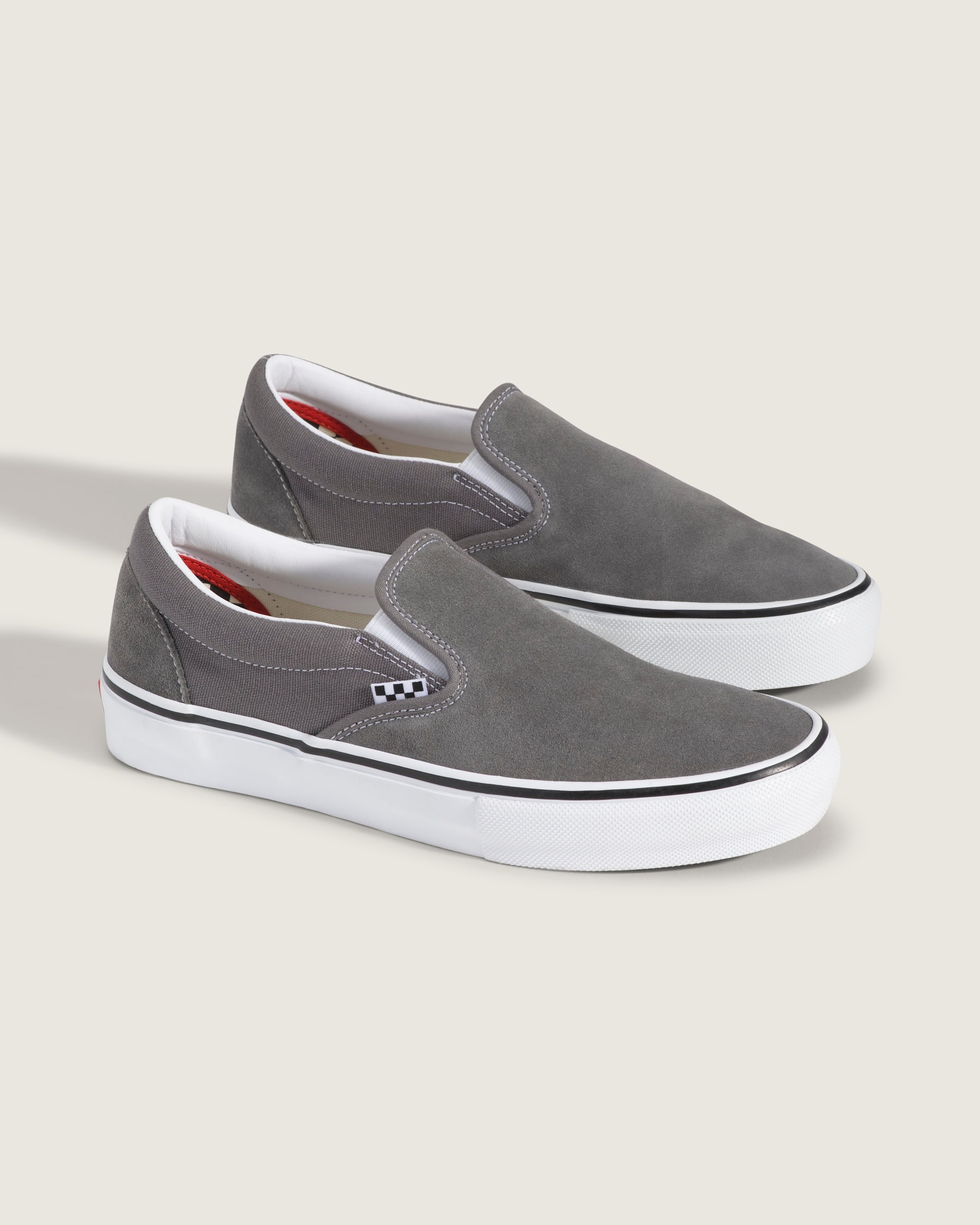 Skate SlipOn Shoe VANS Silver Grey ALT1