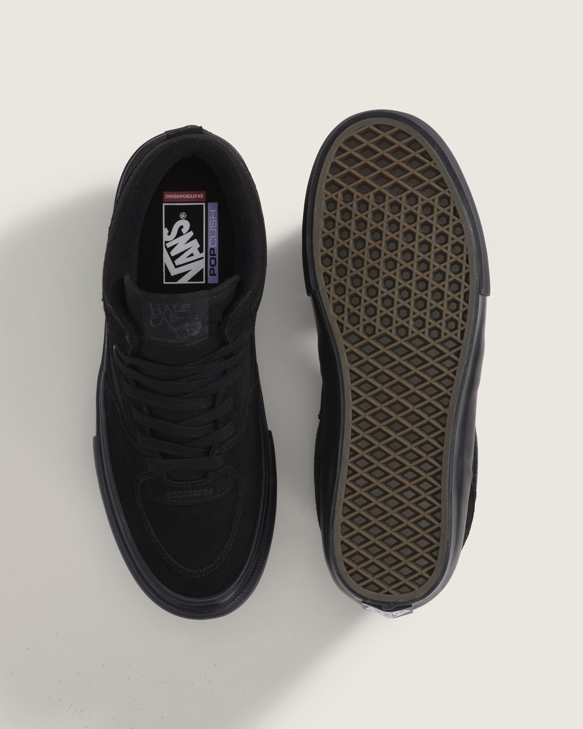 Vans | Skate Half Cab Black/Black Skate Shoe
